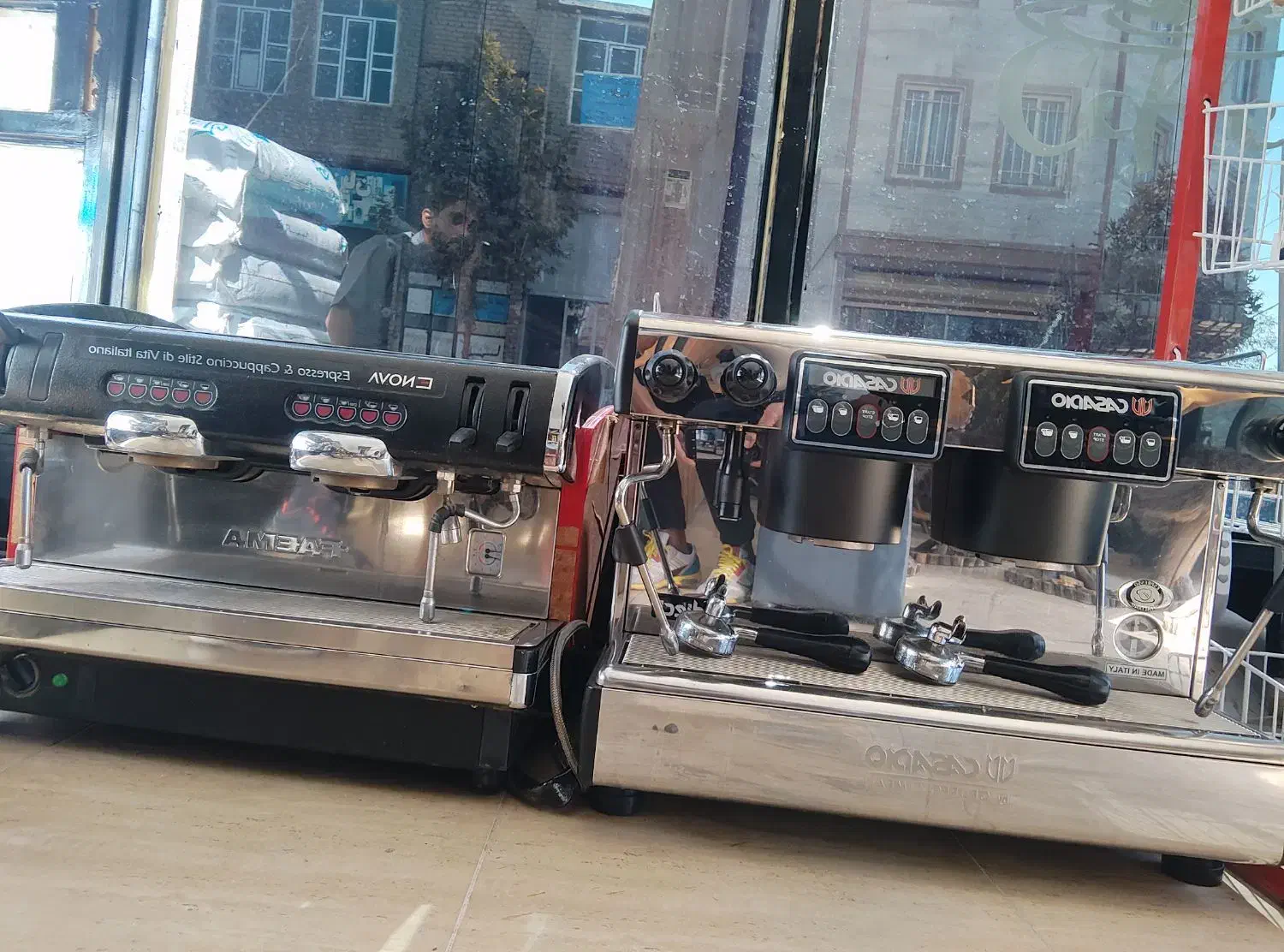 دستگاه اسپرسو ساز دو گروپ جیمبالی و فایما|کافیشاپ و رستوران|نورآباد, |دیوار