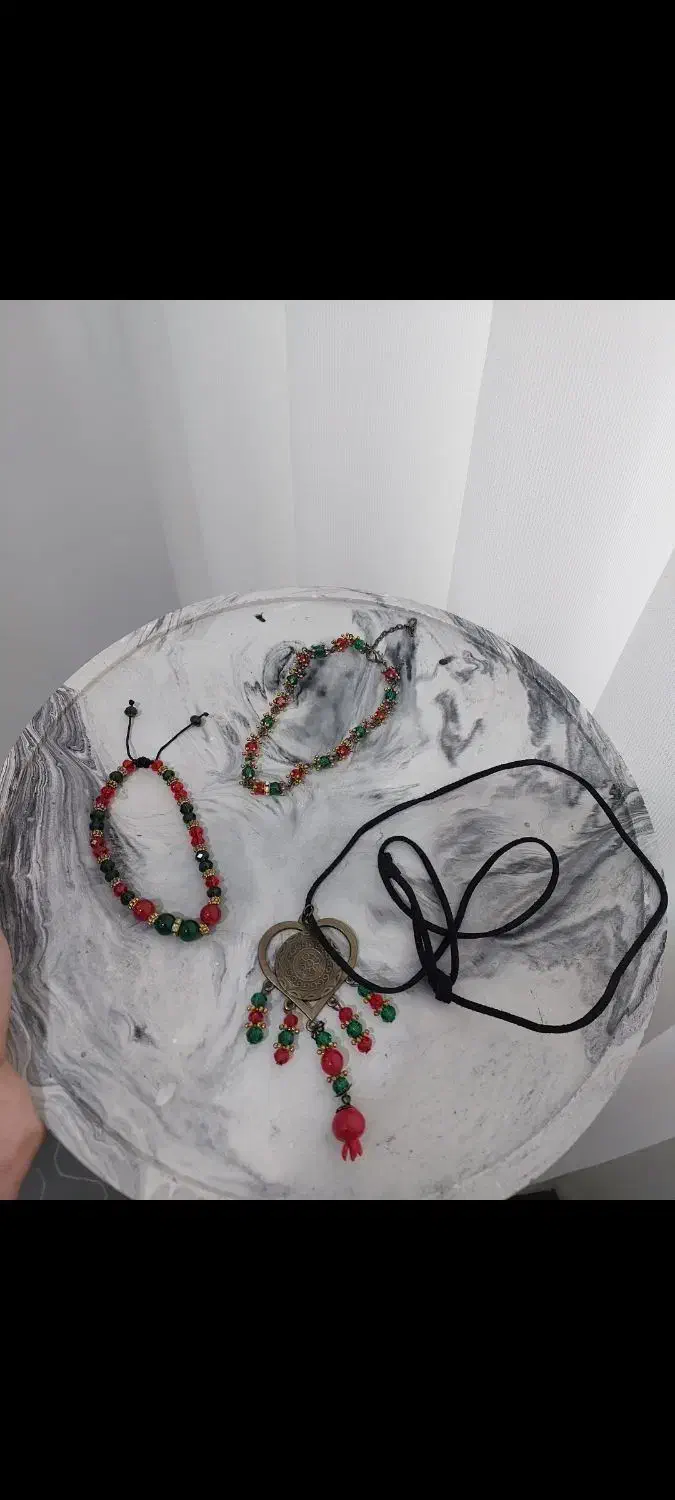 کالکشن گردنبند و دستبند و پابند یلدایی|بدلیجات|تهران, خلیج فارس|دیوار