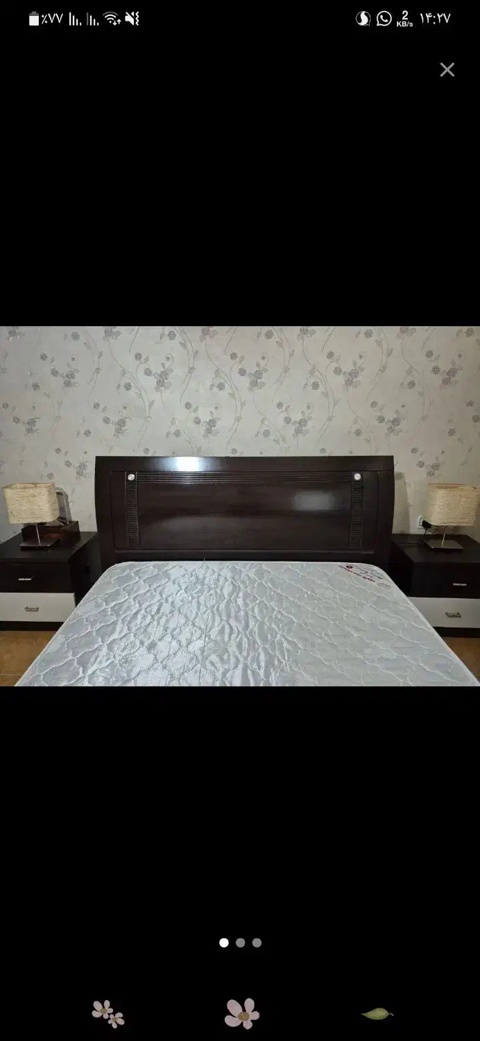 تشک  دو نفره کاملا سالم و تمیز|تشک تختخواب|قشم, |دیوار