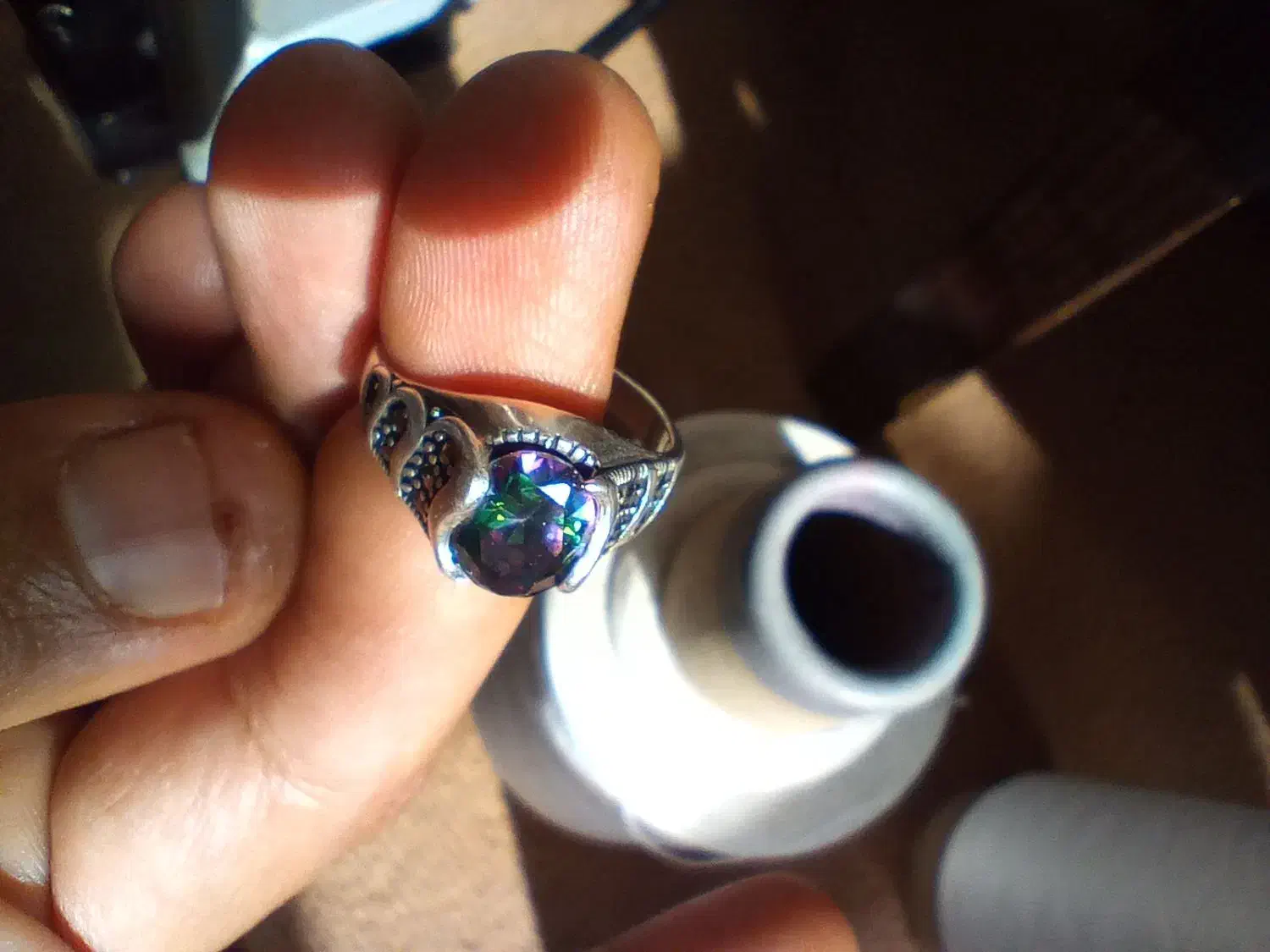 دو عدد انگشتر نقره|جواهرات|ملایر, |دیوار