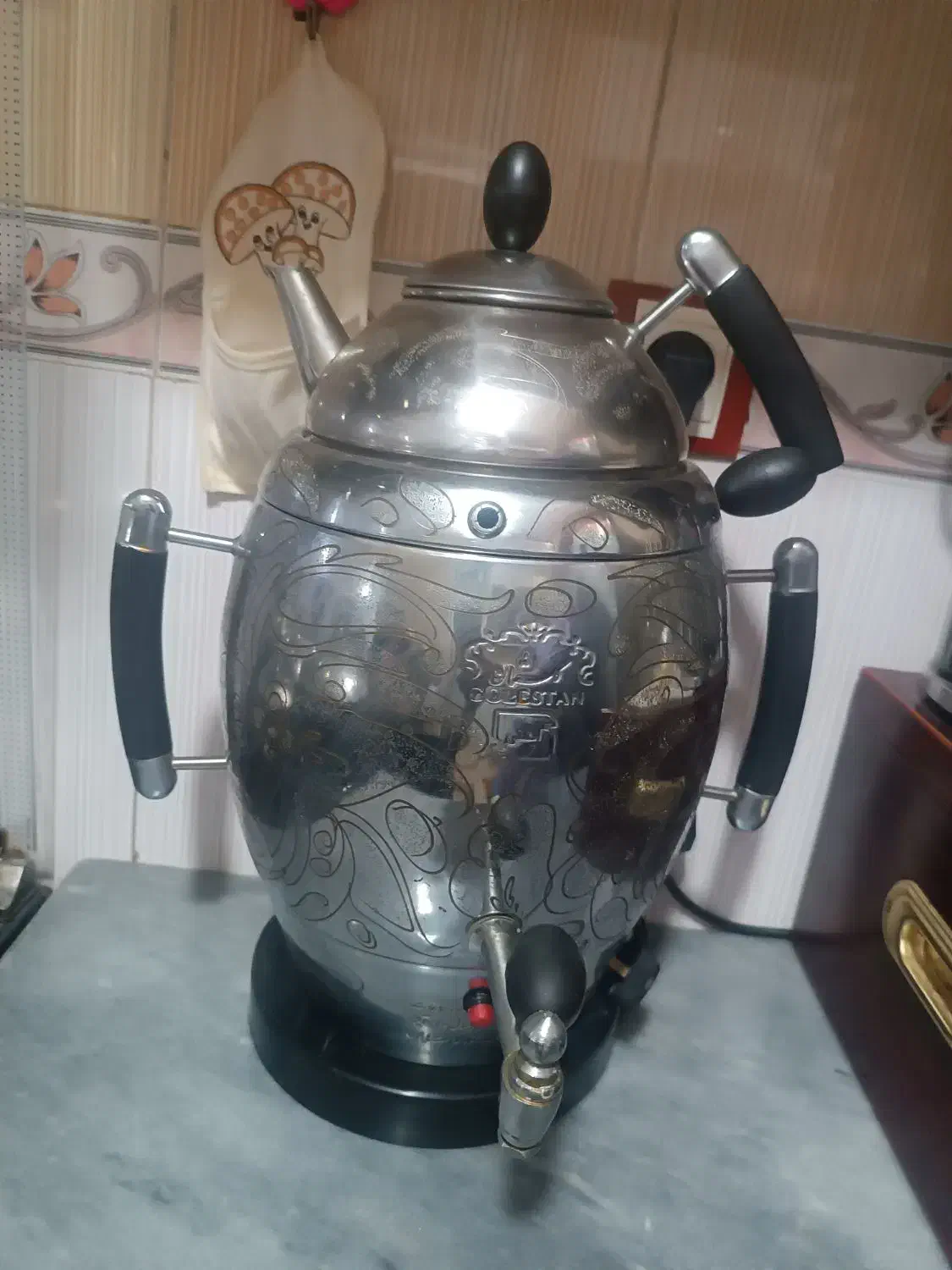 سماور نونو 5لیتری مارک گلستان|سماور، چای‌ساز، قهوه‌ساز|زابل, |دیوار
