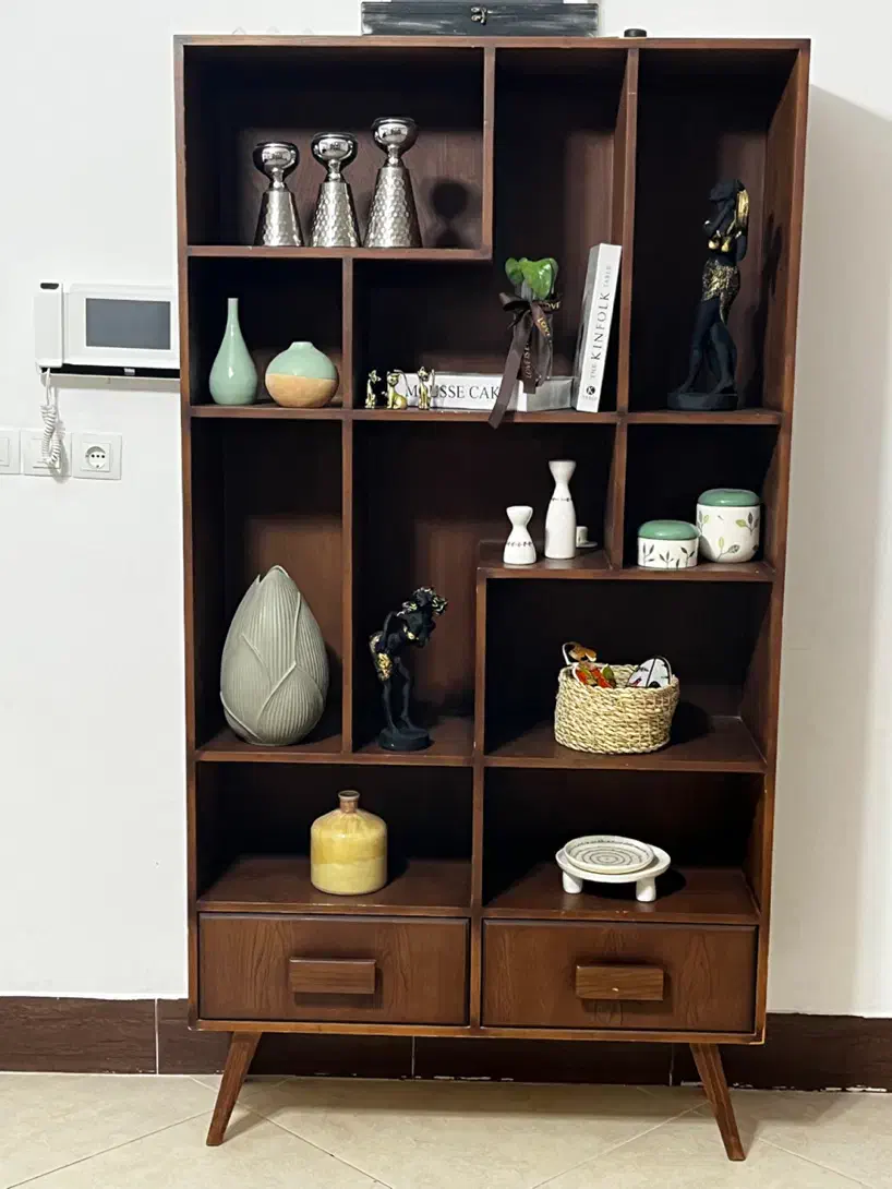 بوفه،کتابخانه|کتابخانه، شلف، قفسه‌های دیواری|رفسنجان, |دیوار