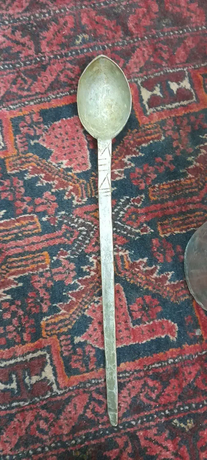 آفتابه مسی قدیمی وملاقه|کلکسیون اشیاء عتیقه|قرچک, مهدیه|دیوار