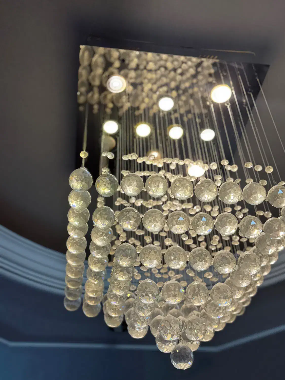 لوستر کریستال|لوستر و چراغ آویز|قوچان, |دیوار