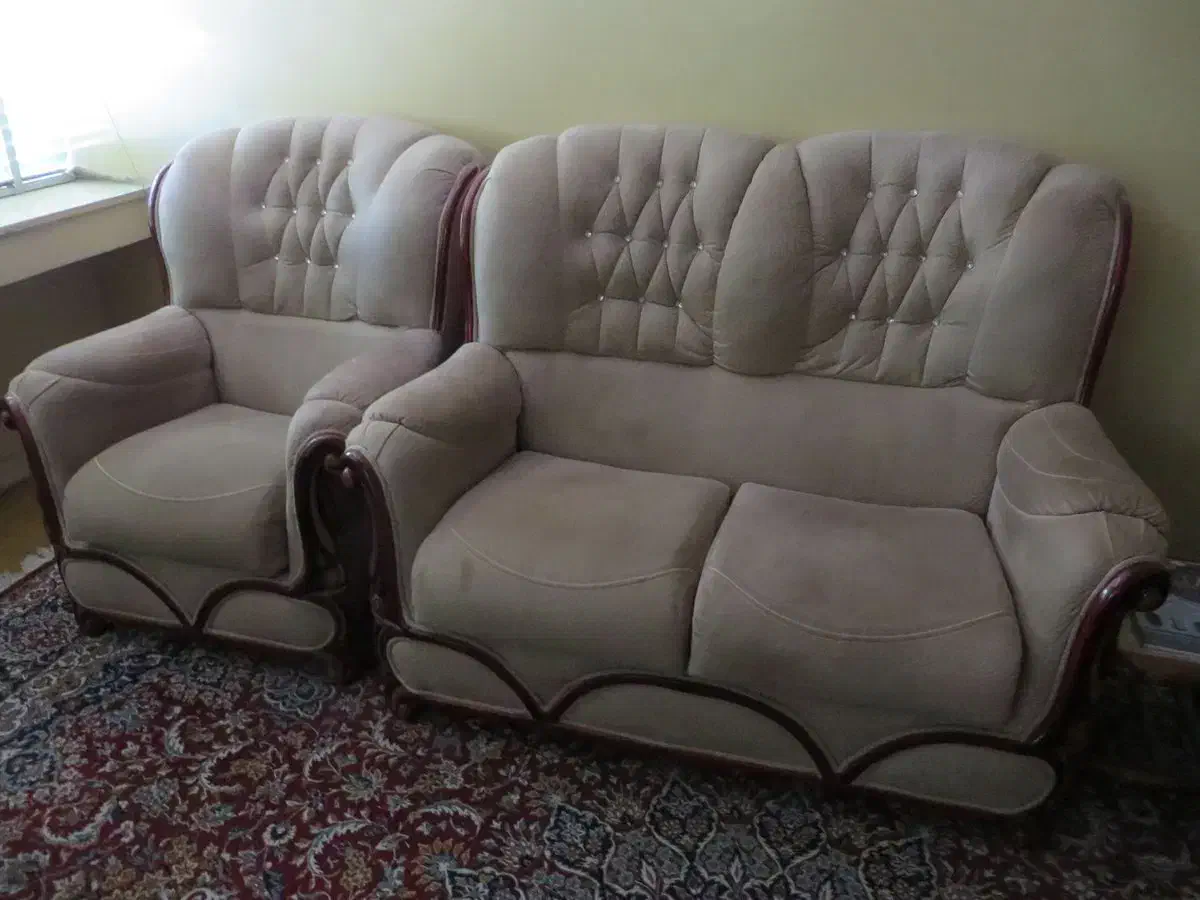 مبلمان 7 نفره|مبلمان خانگی و میز عسلی|شاهین‌شهر, بوستان حافظ|دیوار