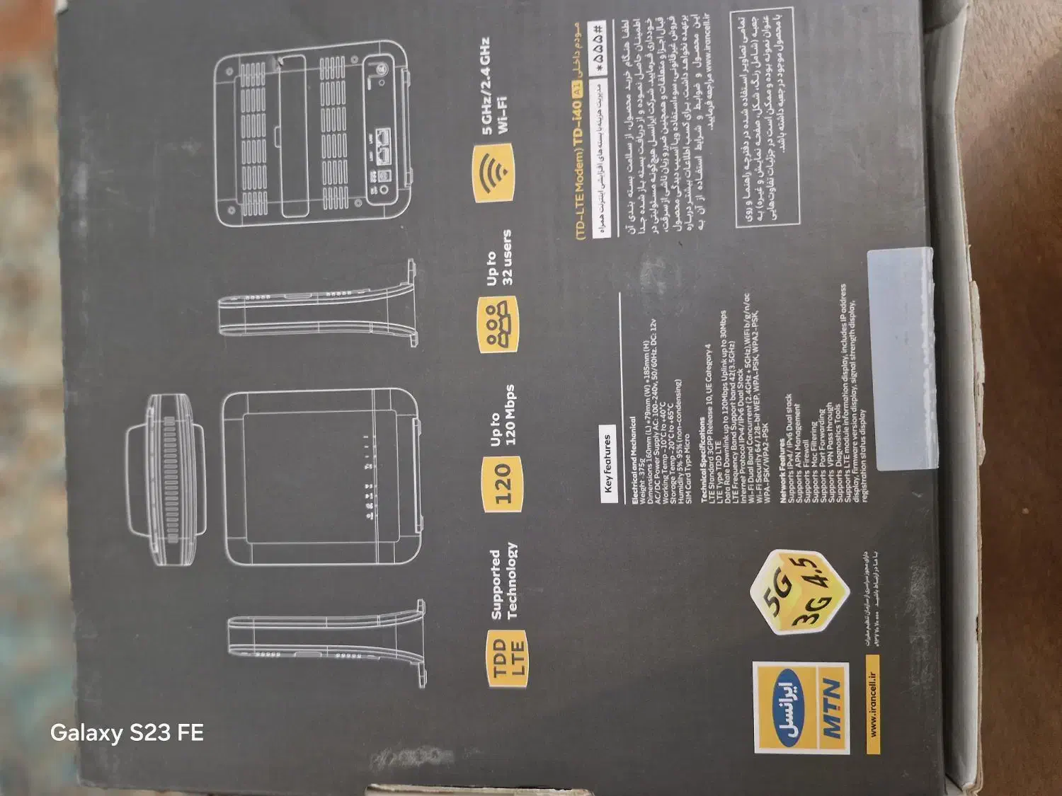 مودم ایرانسل همراه سبم کارت|مودم و تجهیزات شبکه|کرج, شهرک بنفشه|دیوار