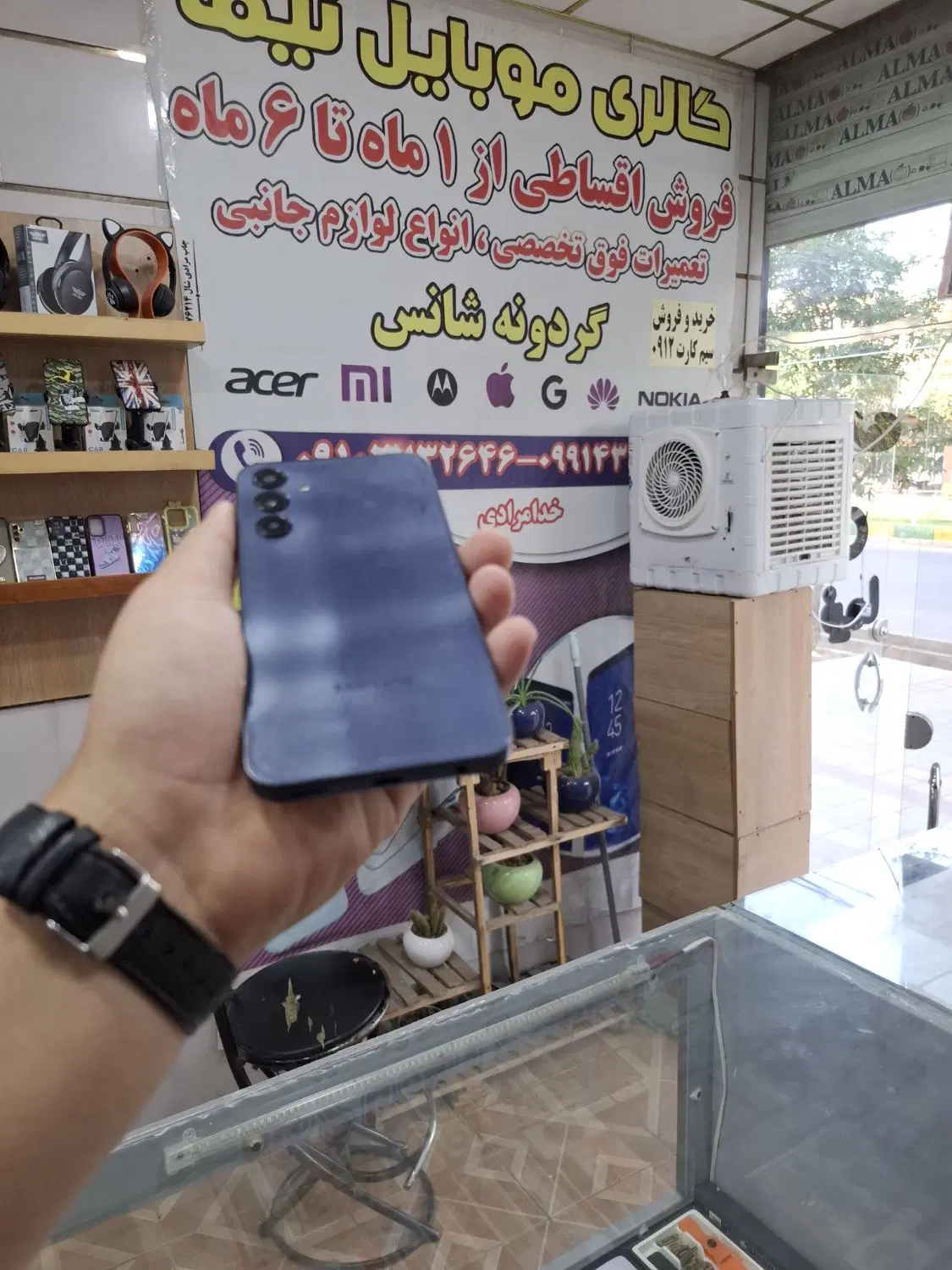 a25  5G|موبایل|شال, |دیوار