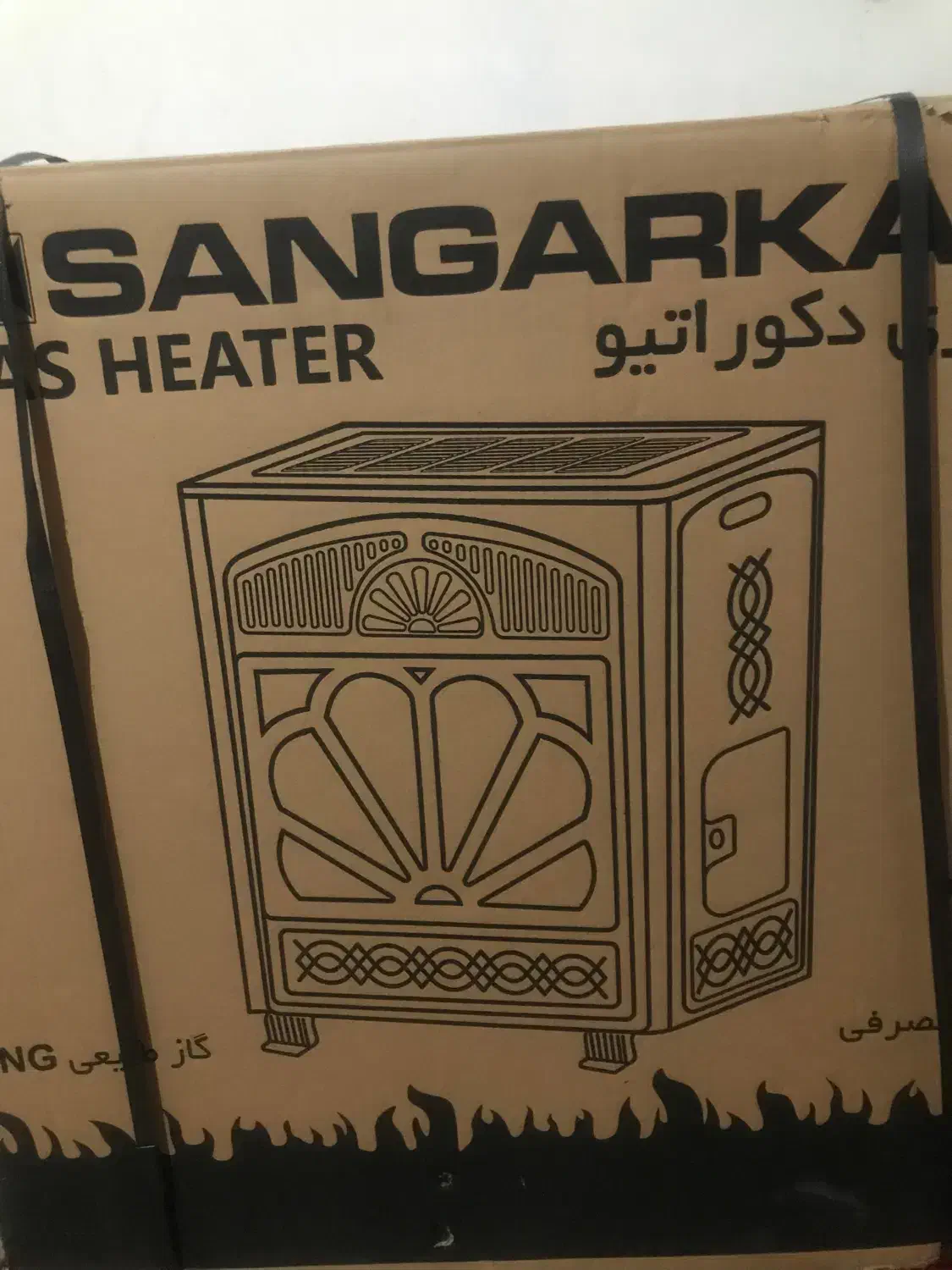 بخاری سنگرکار|بخاری، هیتر، شومینه|پارسآباد, |دیوار