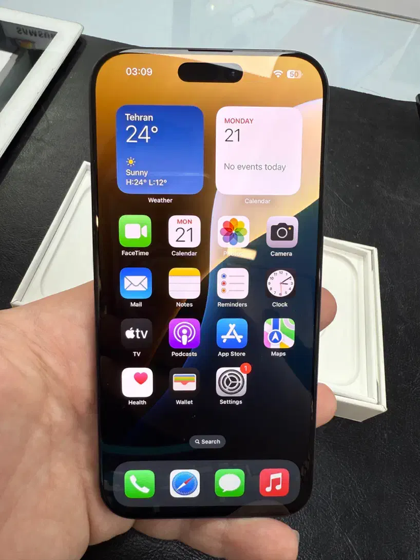 16 pro max zaa آکبند نو نو با مهلت تست|موبایل|کرج, عظیمیه|دیوار