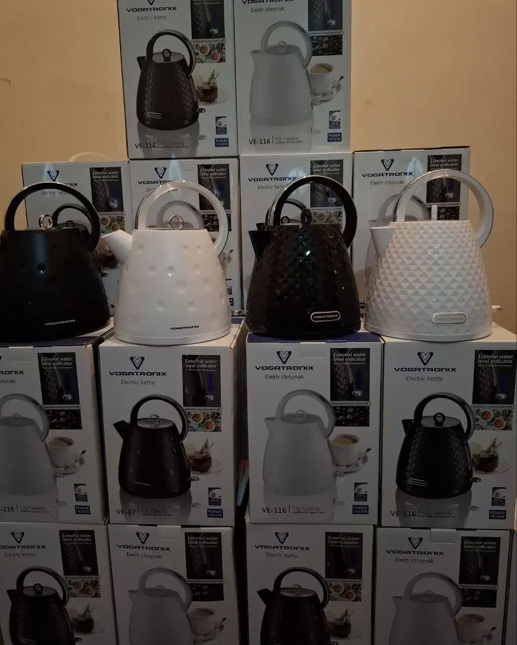 فروش تک و عمده کتری برقی|قوری، کتری، قهوه‌ساز دستی|اهواز, کمپلو جنوبی|دیوار