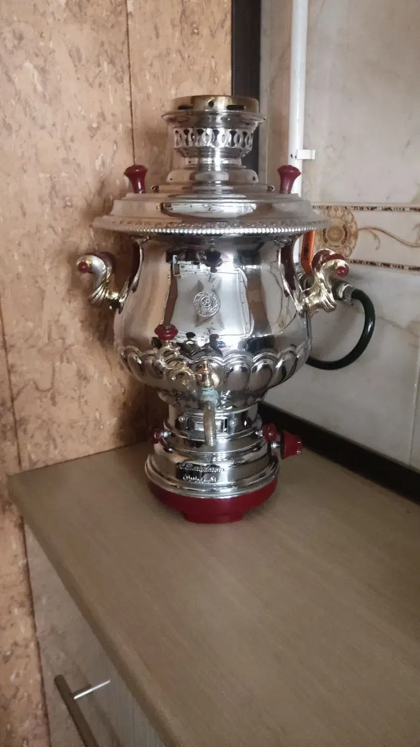 سماورگازی اکبربرادران و چای سازلاکازت|سماور، چای‌ساز، قهوه‌ساز|قزوین, |دیوار