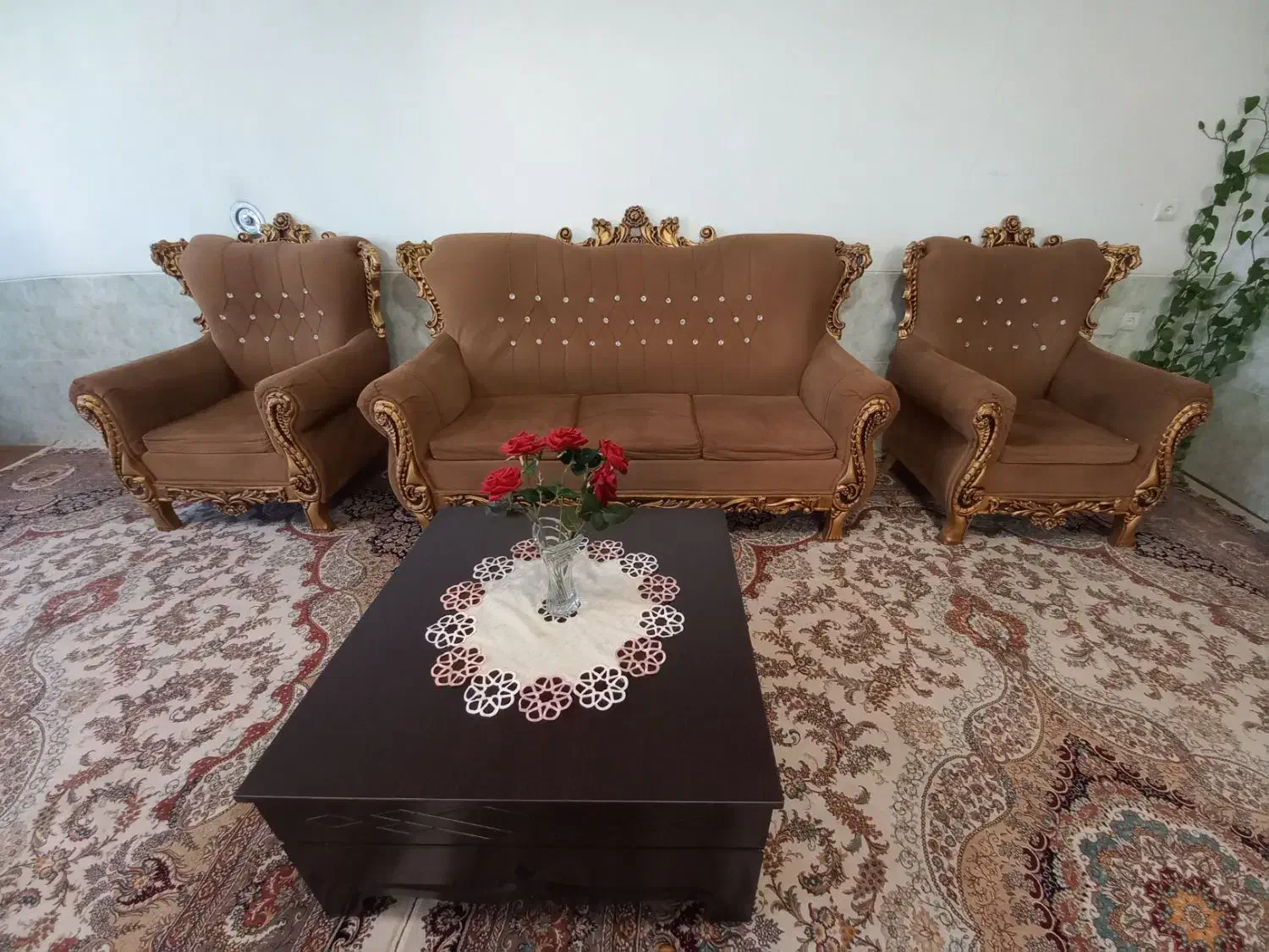 مبل 7 نفره|مبلمان خانگی و میز عسلی|زرقان, |دیوار