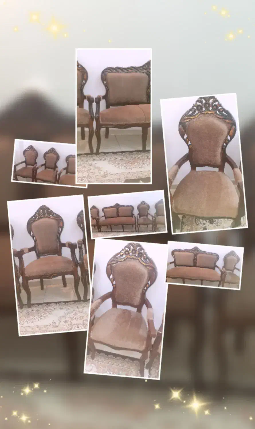 مبل هفت نفره کاملا سالم و تمیز ۴ میلیون|مبلمان خانگی و میز عسلی|پاکدشت, شهرک امام رضا|دیوار