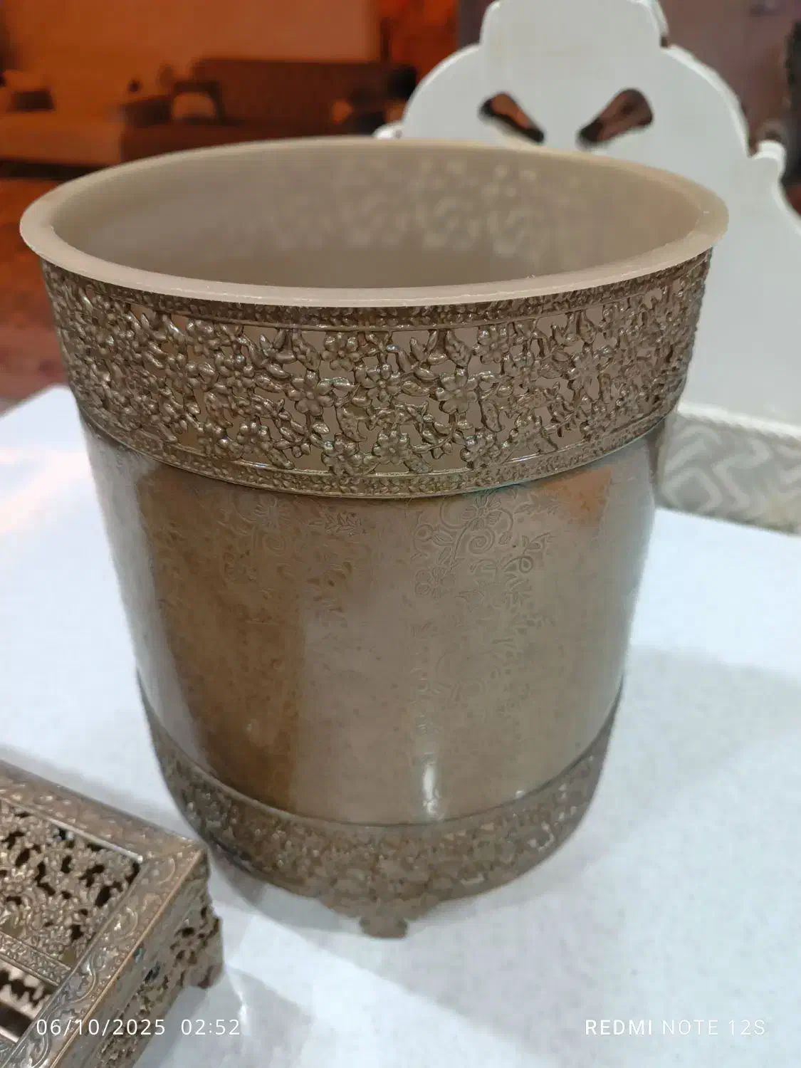 سطل آشجال و جا دستمالی|صنایع دستی و سایر لوازم تزئینی|قزوین, |دیوار
