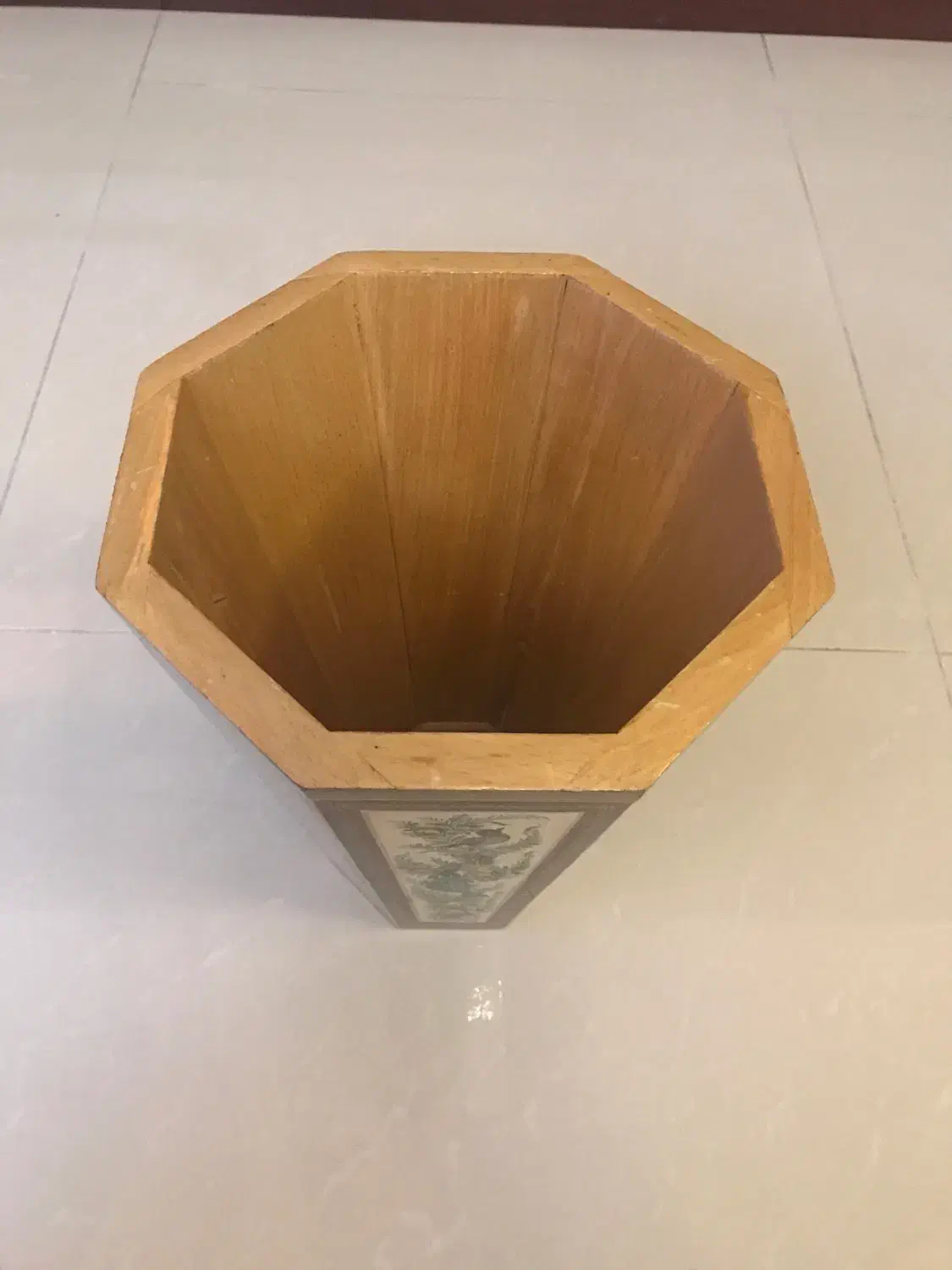 سطل تمام خاتم کاری با طرح گل و مرغ هشت گوش بزرگ|صنایع دستی و سایر لوازم تزئینی|اصفهان, عباس‌آباد|دیوار
