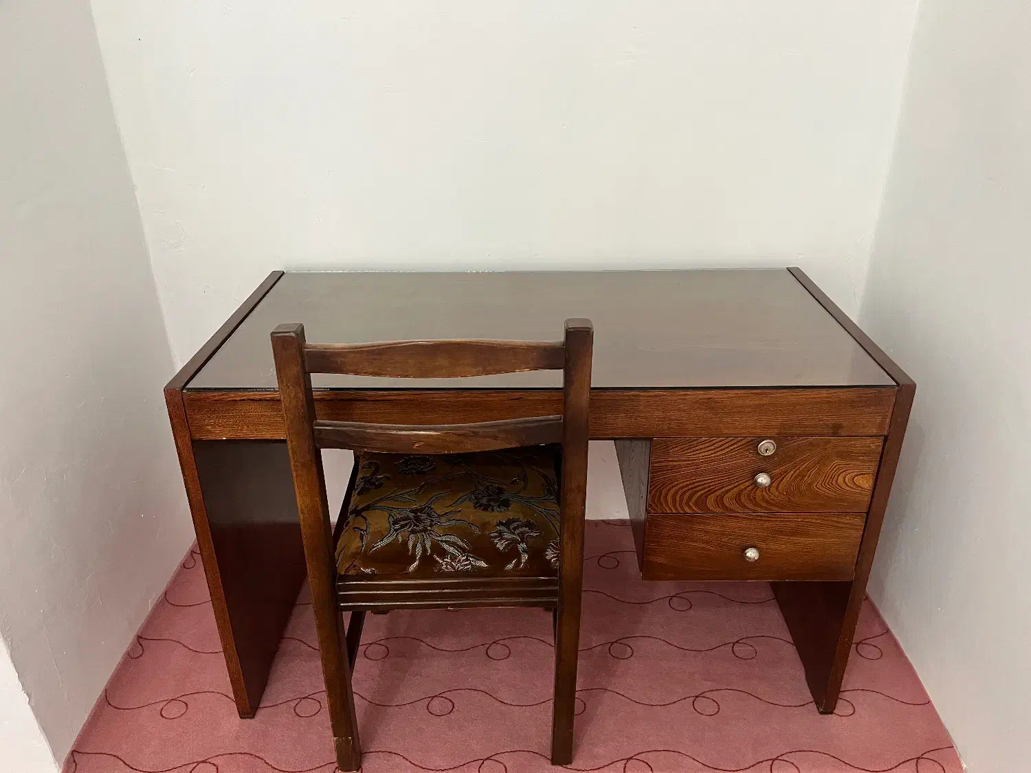 میز مطالعه با صندلی|میز تحریر و کامپیوتر|کرمان, |دیوار