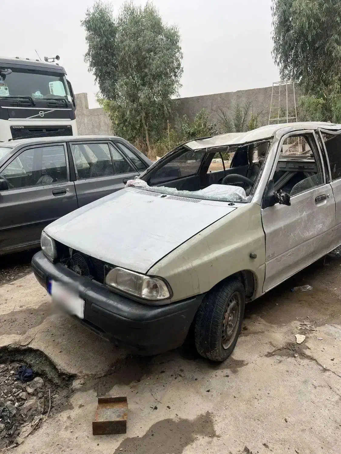 پراید صبا86 تصادفی|خودرو سواری و وانت|کارون, |دیوار