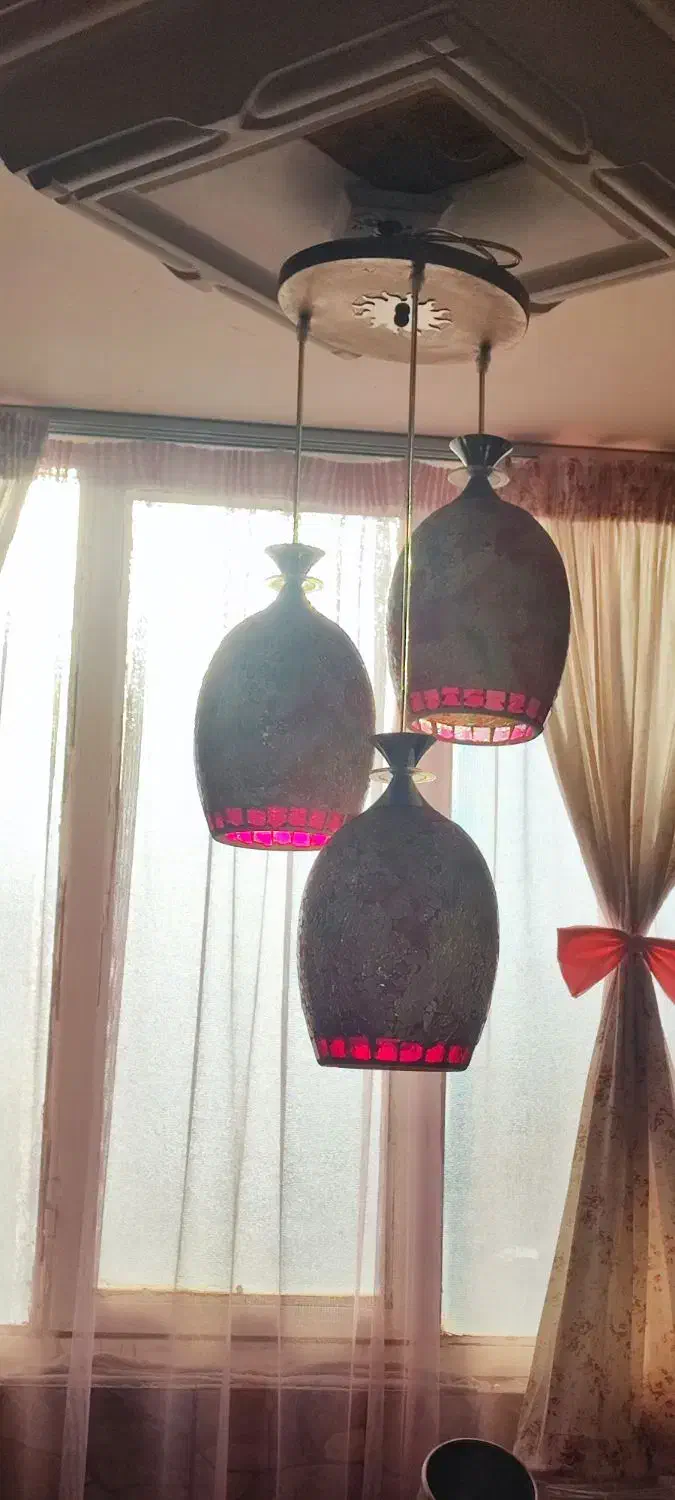 لوستر ۳ شاخه|لوستر و چراغ آویز|مشهد, توس (بلوار توس)|دیوار