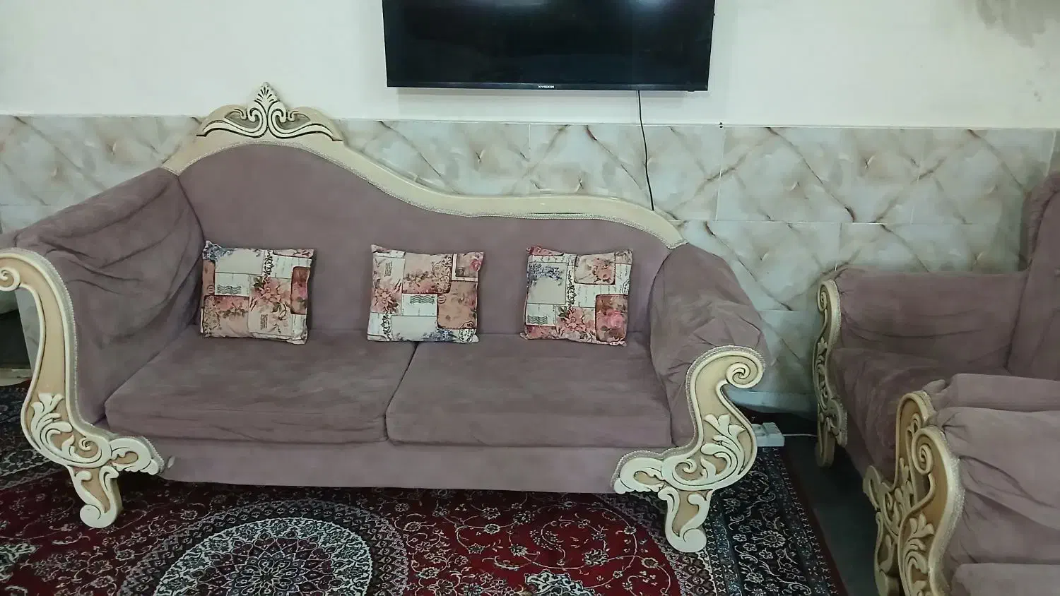 مبل هفت نفره|مبلمان خانگی و میز عسلی|اشتهارد, |دیوار