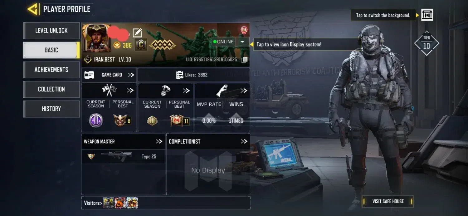 اکانت کالاف موبایل|کنسول، بازی ویدئویی و آنلاین|بندر ماهشهر, |دیوار