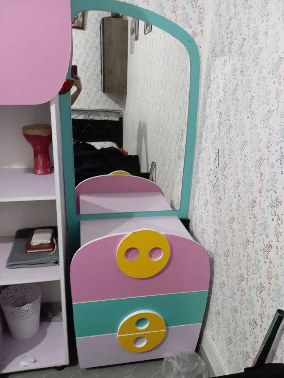 کمد لباس و دراور و آینه|جاکفشی، کمد، دراور|تربت جام, یحیی آباد|دیوار