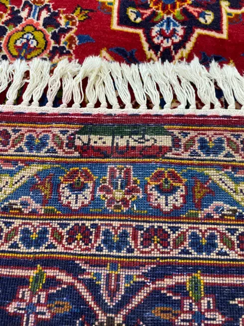 ۱۲متری کاشان مارکدار قطبی پرز دار سالم|فرش|همدان, |دیوار