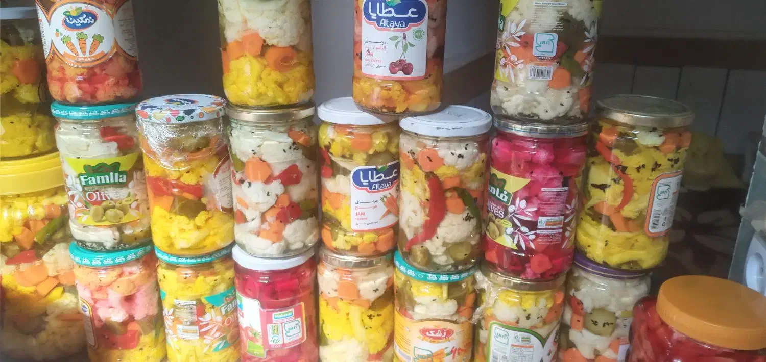 انوع ترشی|خوردنی و آشامیدنی|دهدشت, |دیوار