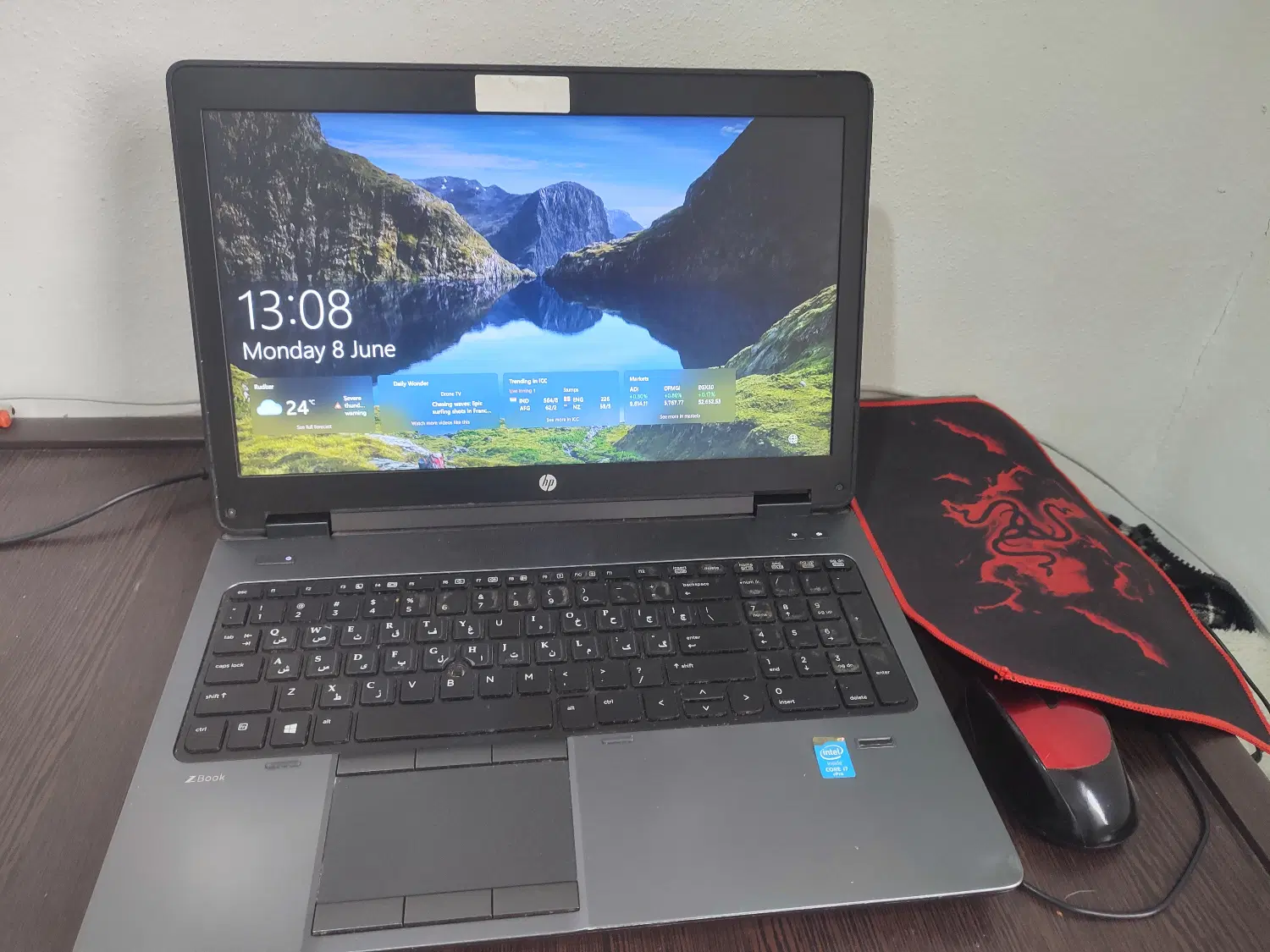 HP zbook 15 g2|رایانه همراه|آستارا, |دیوار