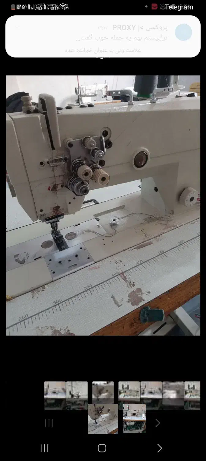 چرخ خیاطی صنعتی راسته دوز تیخ دار و دوسوزنه|چرخ خیاطی و ریسندگی|اردبیل, |دیوار