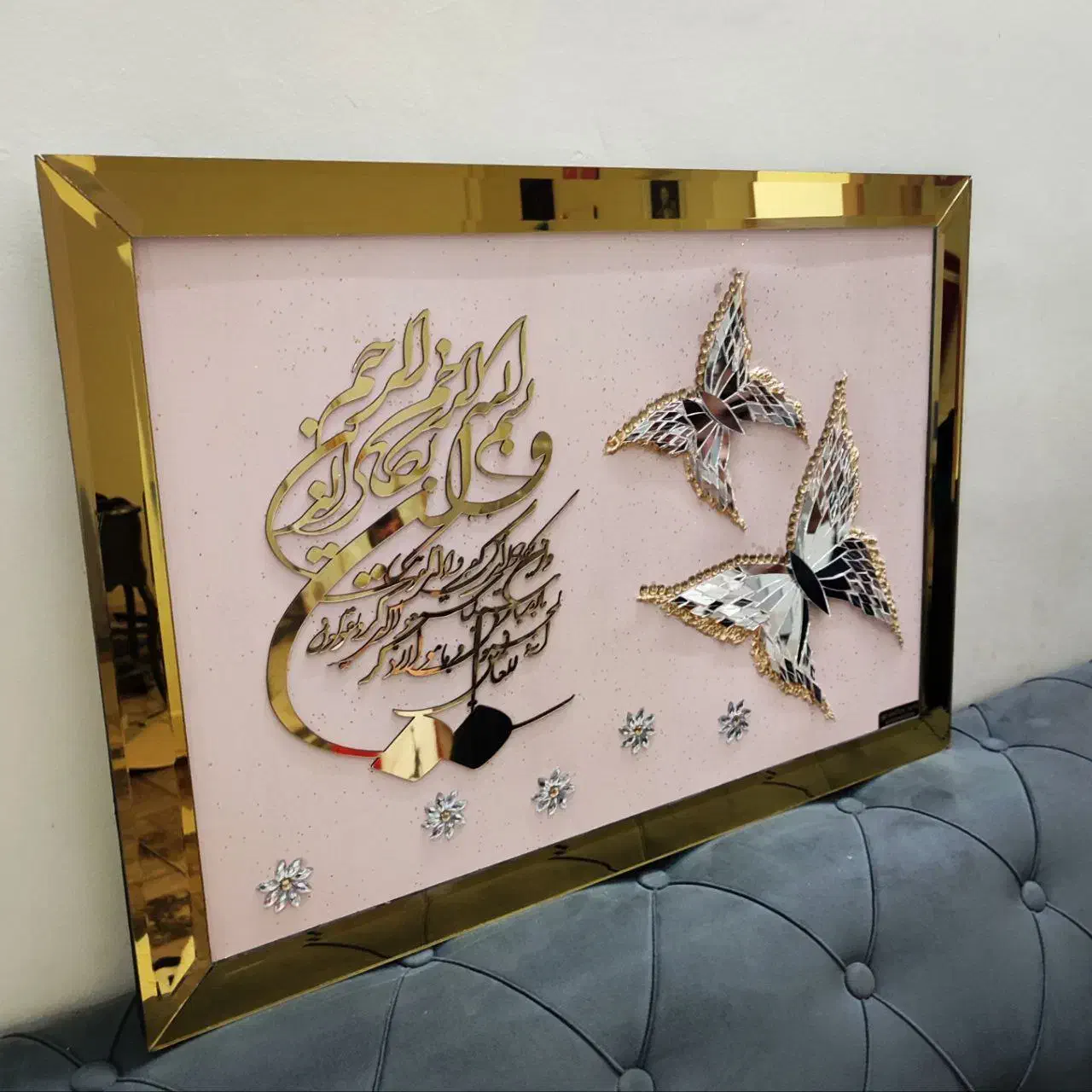 تابلو آینه کاری و ساعتهای رزینی|خدمات پیشه و مهارت|تهران, علی‌آباد|دیوار