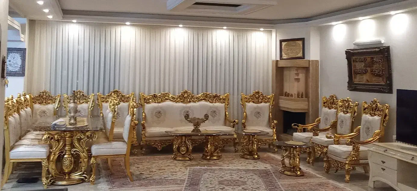 مبلمان استیل سلطنتی سفارشی جام مصری|مبلمان خانگی و میز عسلی|مشهد, گوهرشاد|دیوار