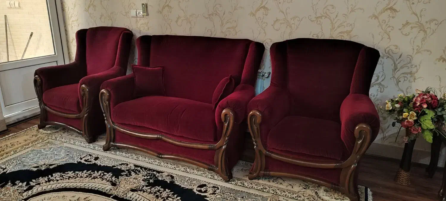 مبلمان بسیار با کیفیت 8 نفره|مبلمان خانگی و میز عسلی|قم, بنیاد|دیوار
