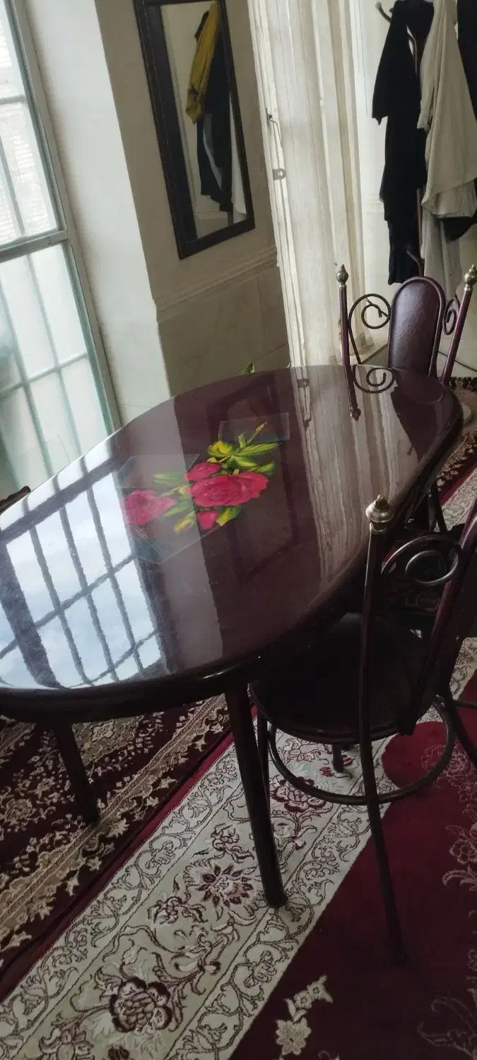 میز غذاخوری 4نفره|میز و صندلی غذاخوری|شیراز, شهرک سعدی|دیوار