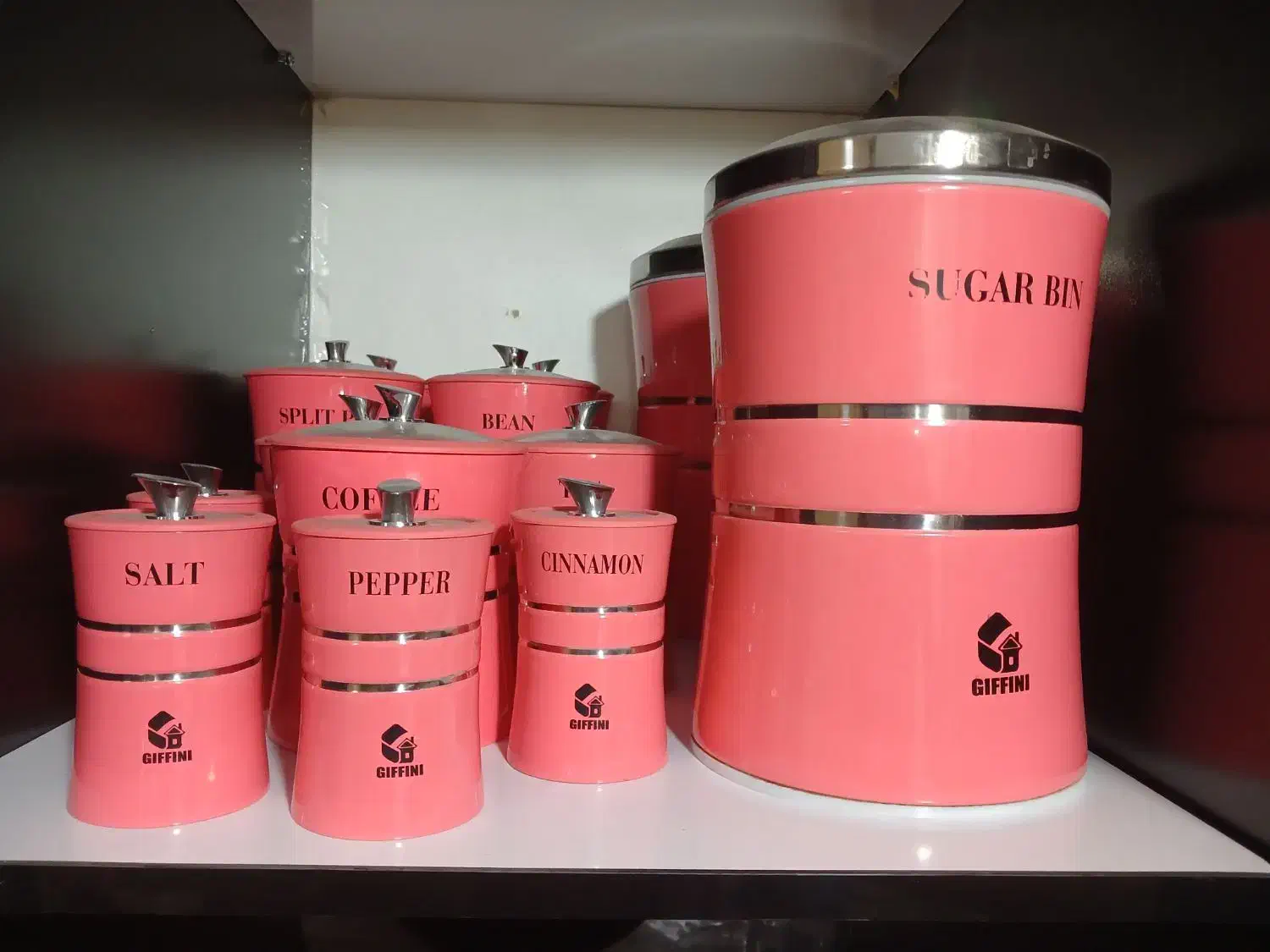 سرویس تمام استیل جیفینی ایتالیایی|ظروف نگهدارنده، پلاستیکی، یک‌بارمصرف|قم, وادی السلام|دیوار