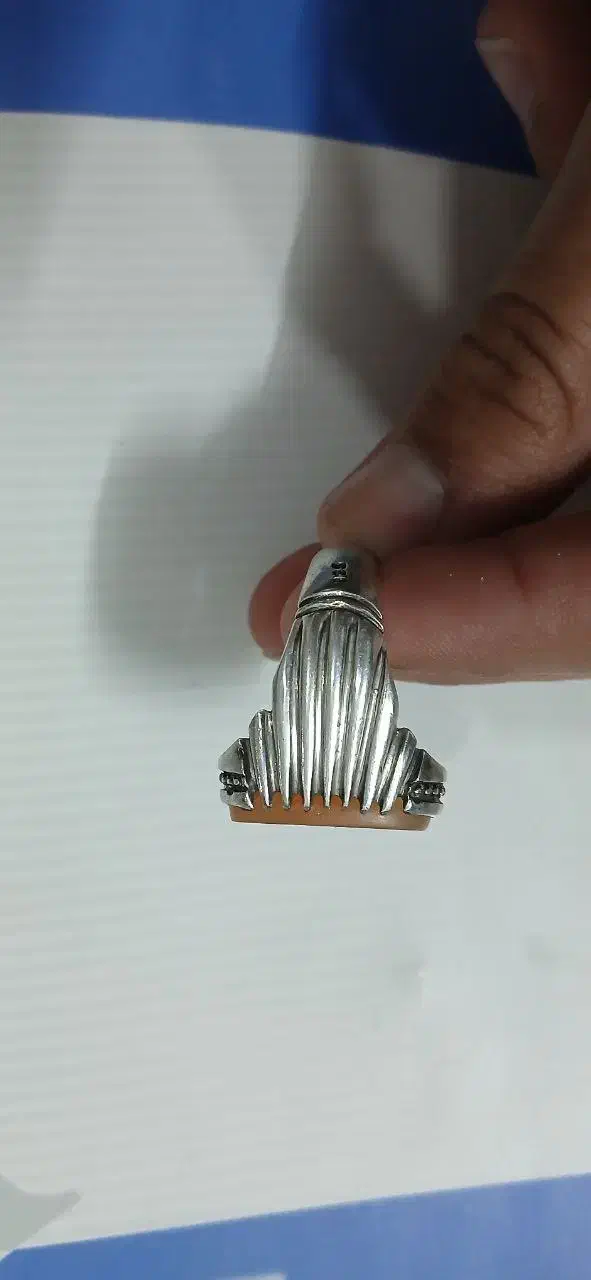 انگشتر خط طغرا|کلکسیون اشیاء عتیقه|بیرجند, |دیوار