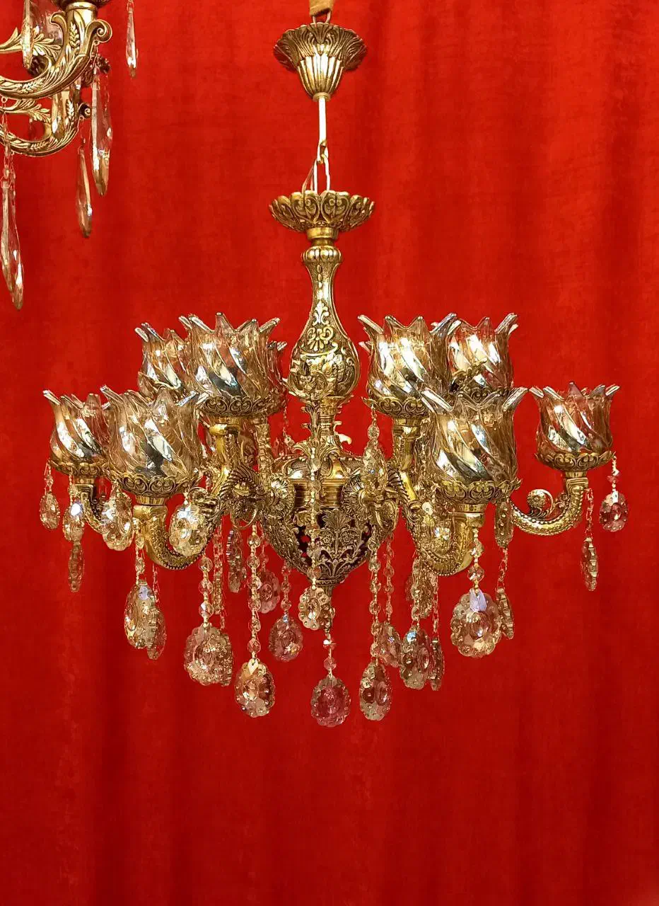 لوستر های برنزی جدید|لوستر و چراغ آویز|قم, شهرک امام حسن|دیوار