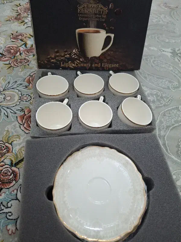 قهوه خوری استخوانی نصف قیمت نمایندگی|ظروف سرو و پذیرایی|مشهد, امیریه|دیوار