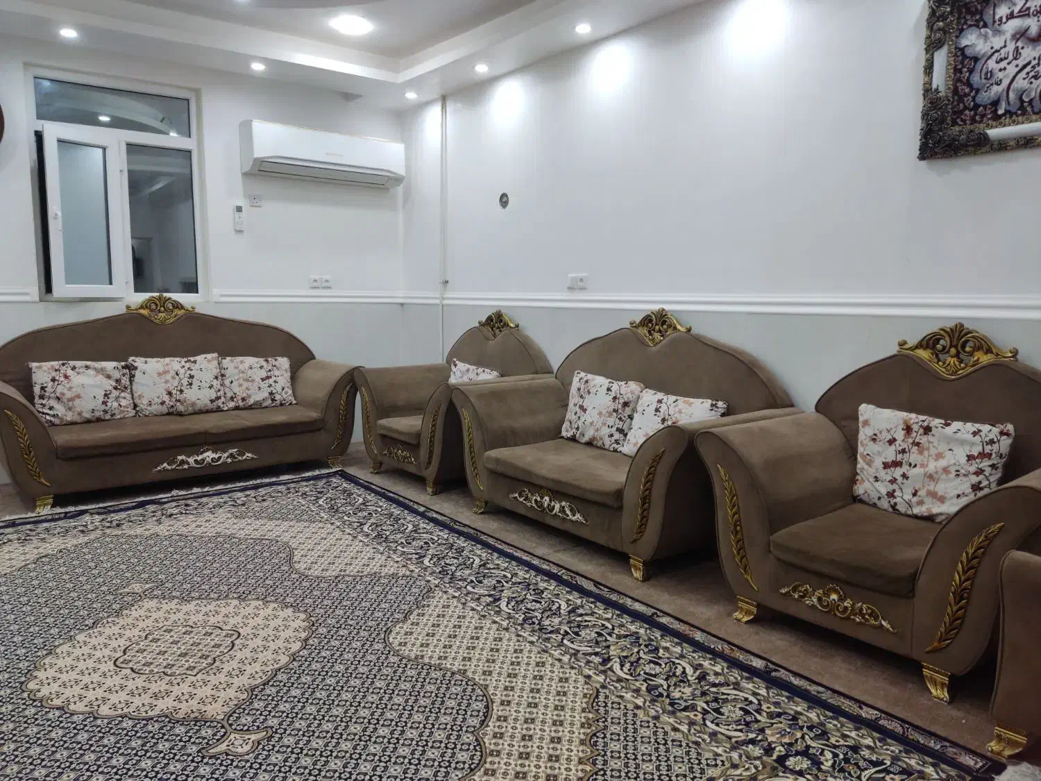 مبلمان 7نفره|مبلمان خانگی و میز عسلی|اهواز, کوی طلاب|دیوار
