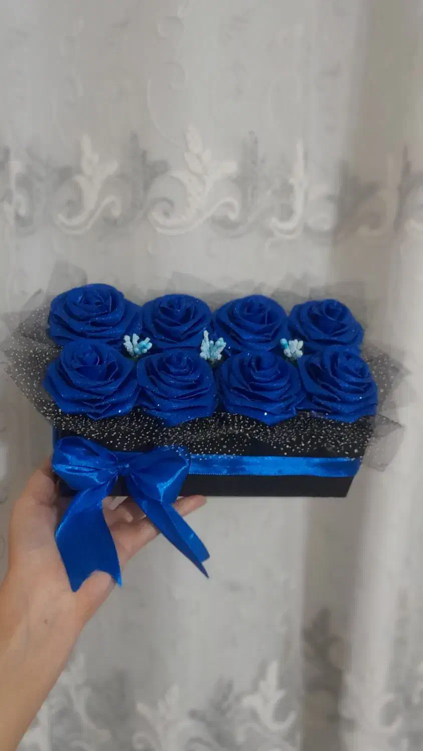 گل روبانی جاودان|گل مصنوعی|شیراز, پودنک|دیوار