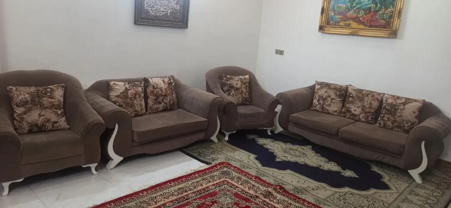 مبلمان راحتی هفت نفره مدل چستر|مبلمان خانگی و میز عسلی|نجف‌آباد, هفده شهریور|دیوار