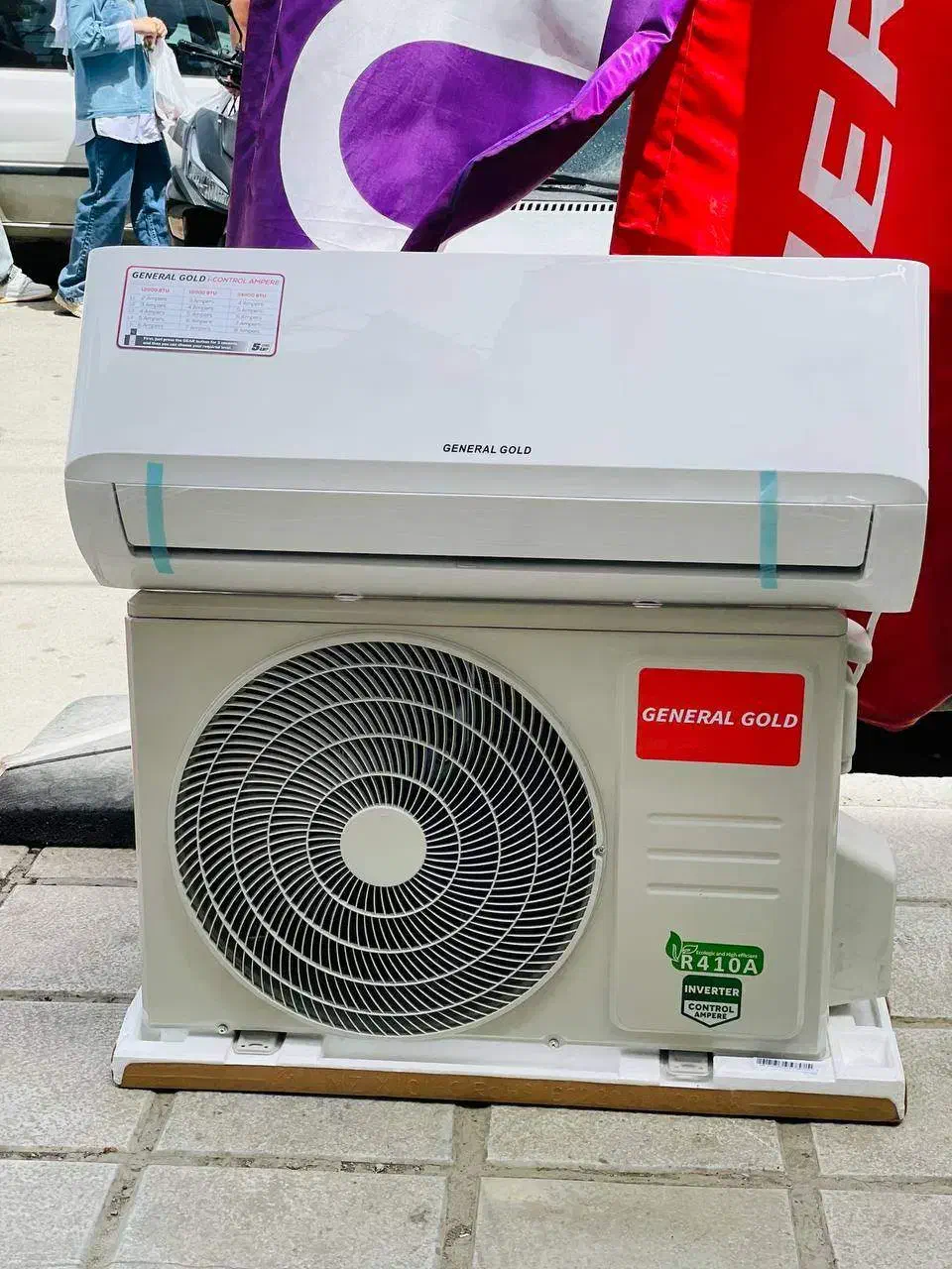 کولر اسپلیت 12000 گلد|کولر گازی و فنکوئل|چالوس, |دیوار