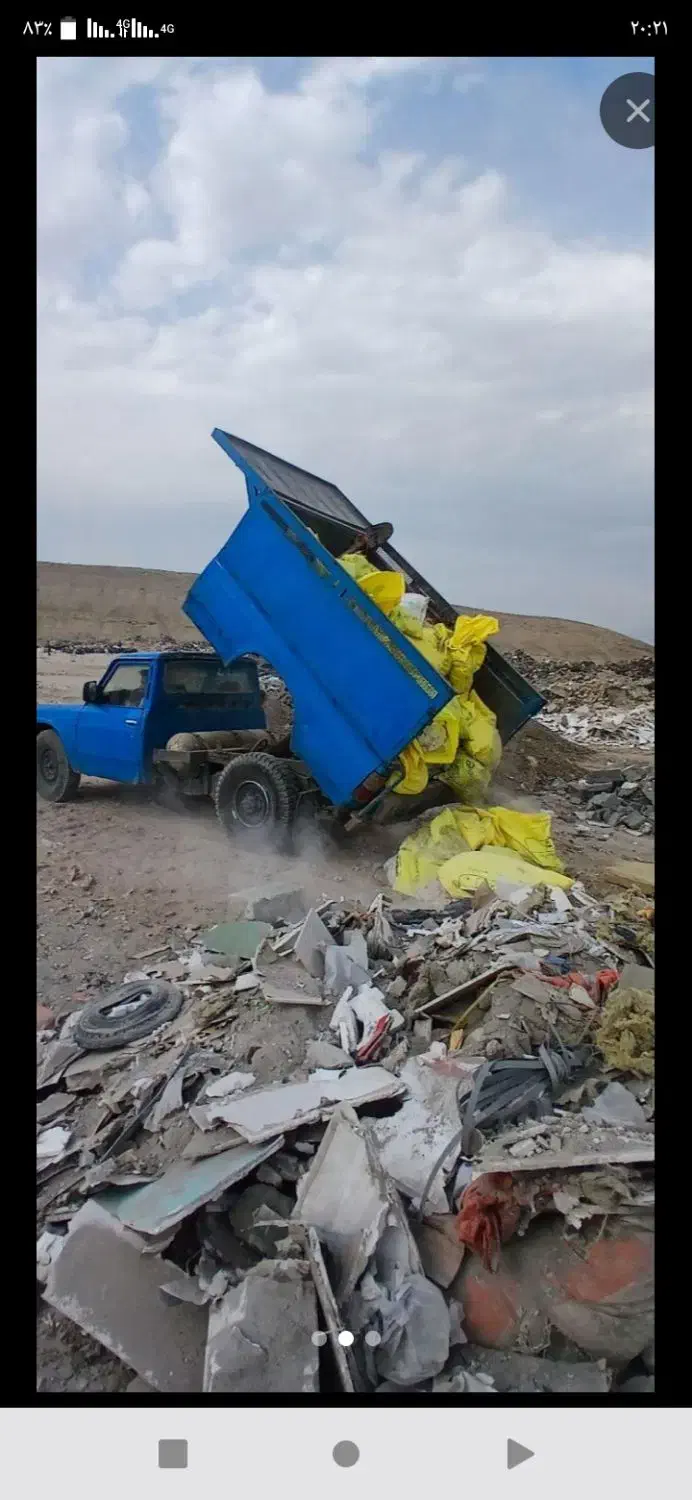 نیسان کمپرسی حمل نخاله ساختمانی همراه با کارگر|خدمات حمل و نقل|نیشابور, دارایی|دیوار