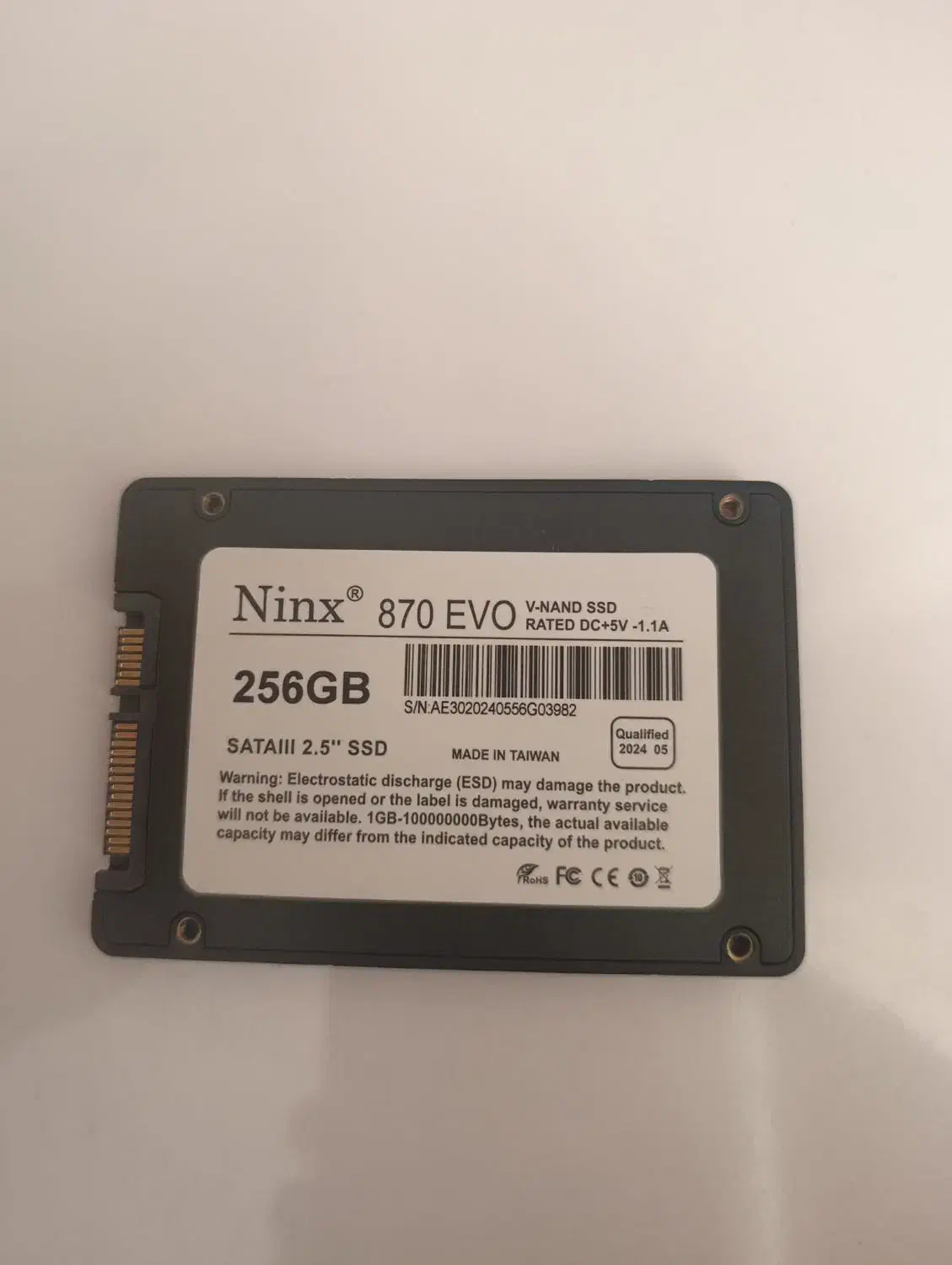هارد ssd 256 ninx|قطعات و لوازم جانبی رایانه|گنبد کاووس, |دیوار