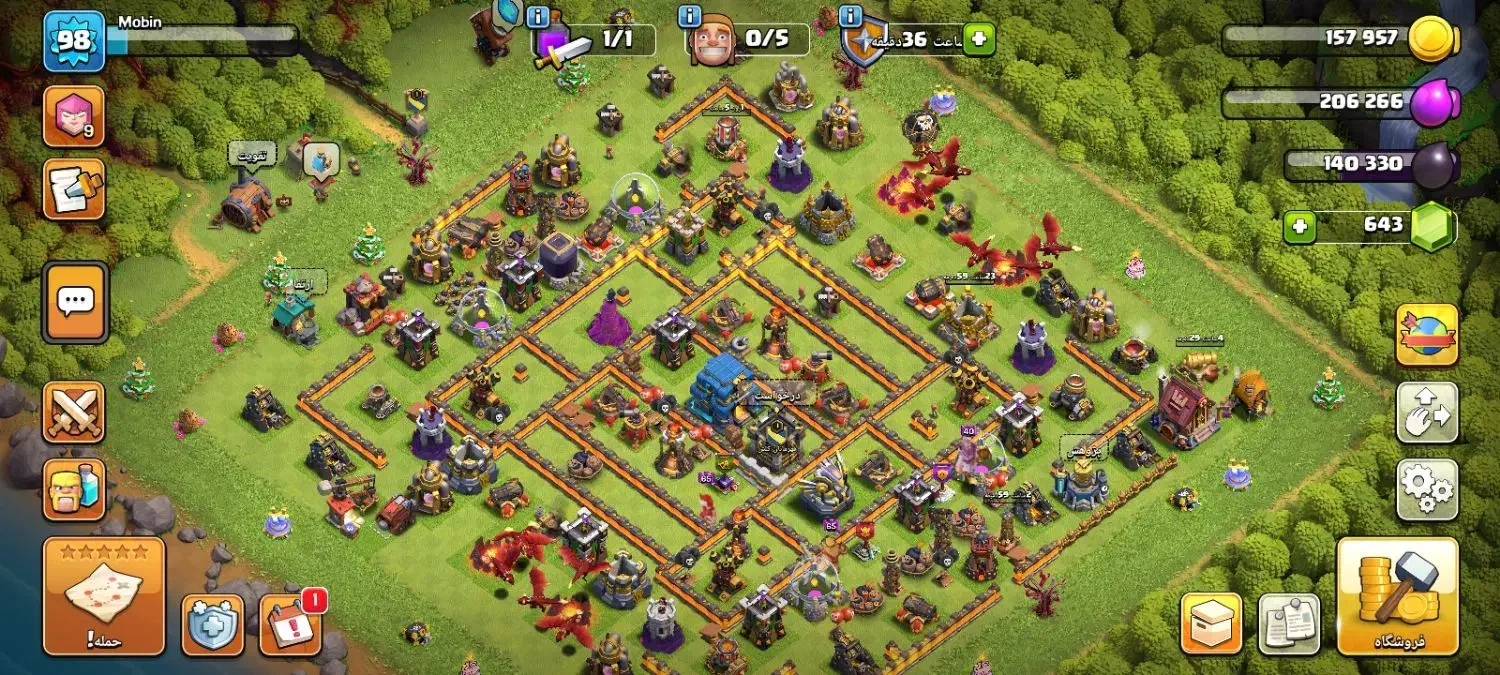 (( اکانت کلش آف کلنز ))|کنسول، بازی ویدئویی و آنلاین|لشت نشا, |دیوار