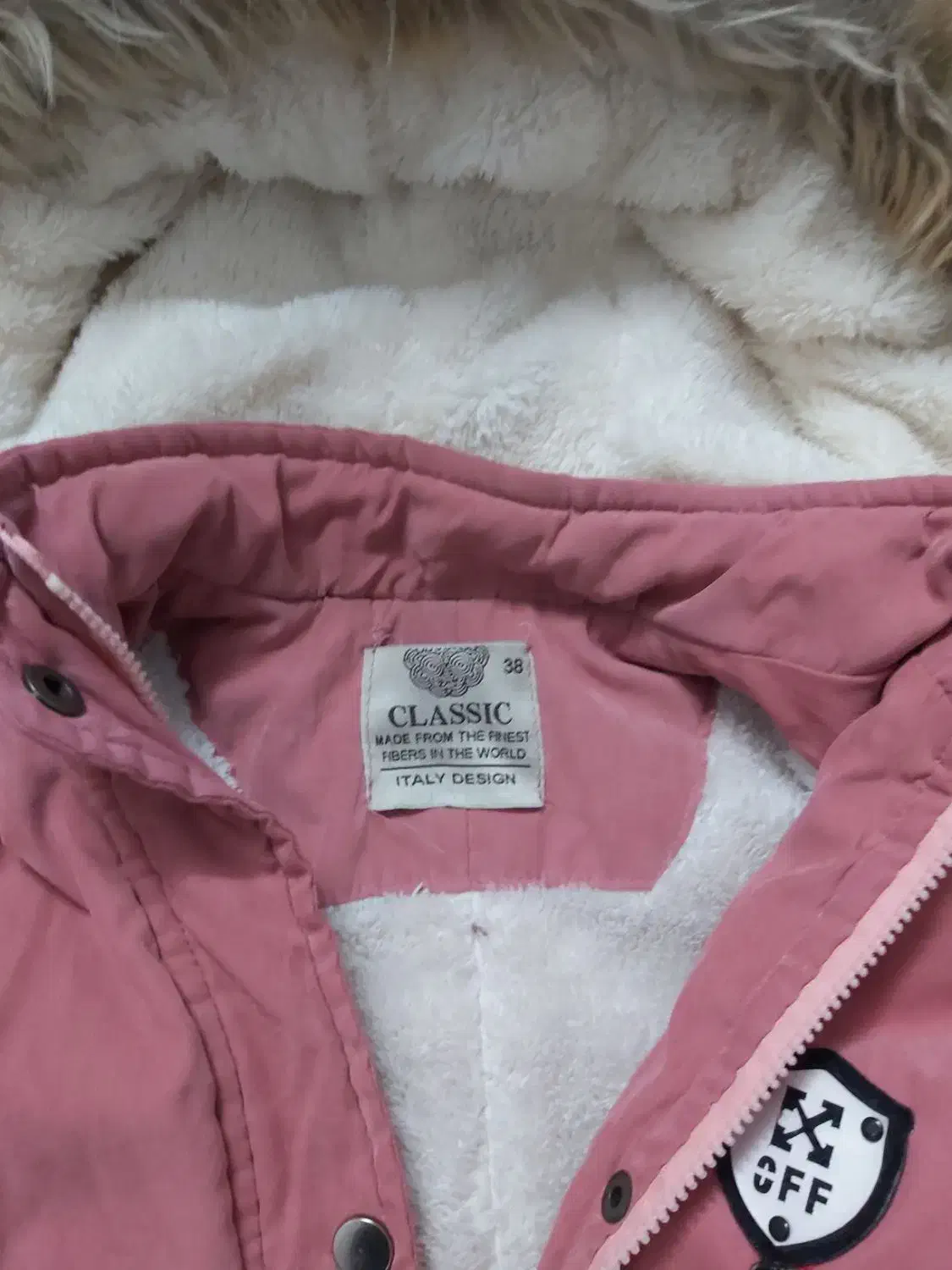 کاپشن دخترونه جنس خارجی تمیزسالم درحدنونو س۳۸|لباس|قم, باسکول|دیوار