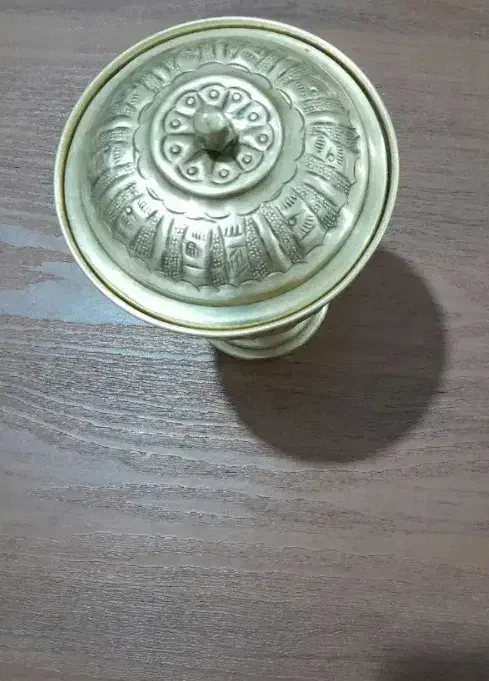 قندان آنتیک قدیمی(قلم کاری کار دست)|کلکسیون اشیاء عتیقه|شیروان (خراسان), |دیوار