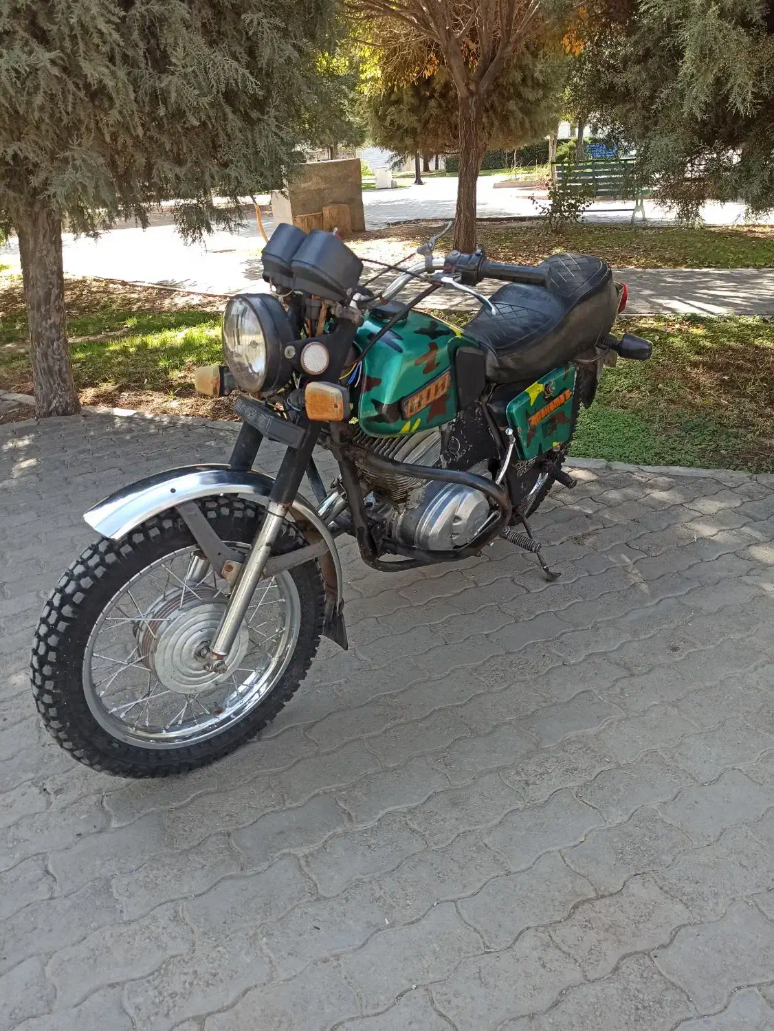 ایژپلنگی350مدل94پلاک قدیم|موتورسیکلت|نیشابور, گنبد سبز|دیوار