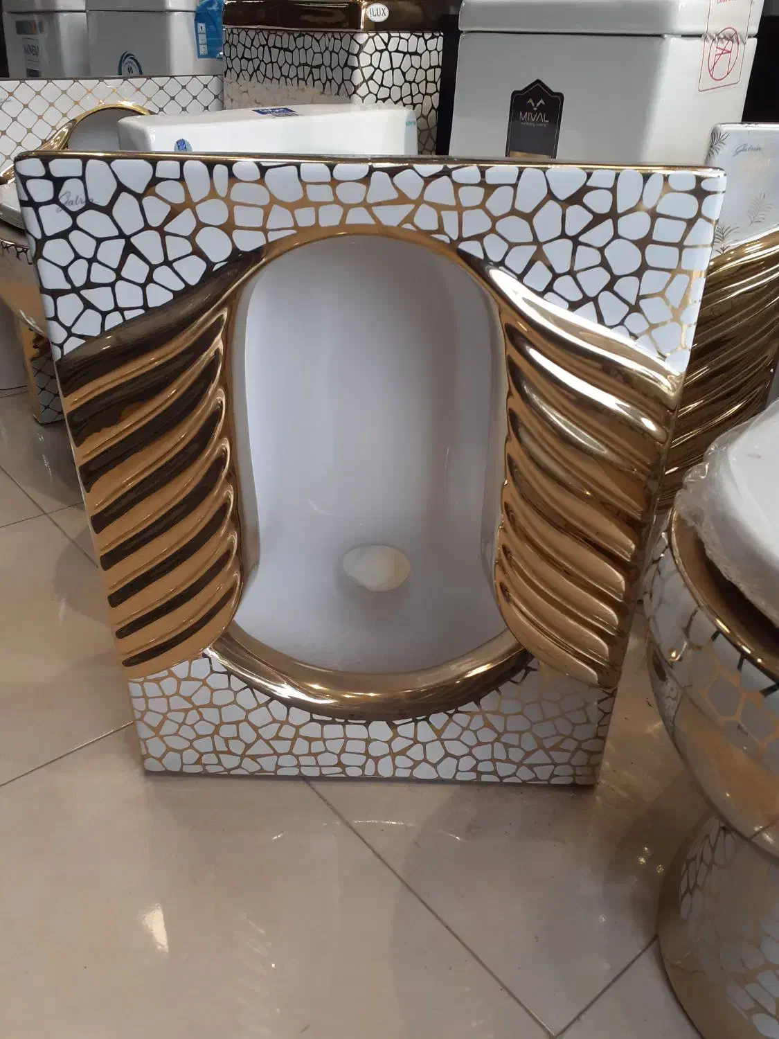 کاسه توالت ایرانی زمینی|لوازم سرویس بهداشتی|اردبیل, |دیوار