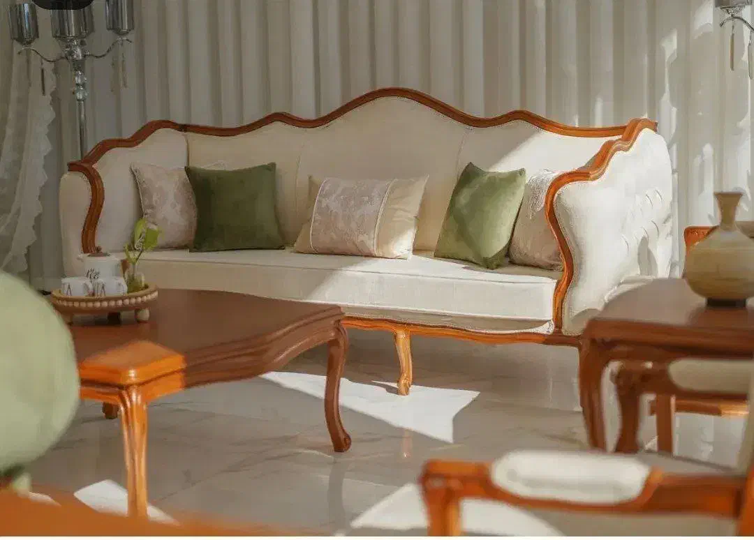 مبلمان منبتی زمرد لگنی مبل ابزاری فرانسوی اقساطی|مبلمان خانگی و میز عسلی|مشهد, گرجی علیا|دیوار