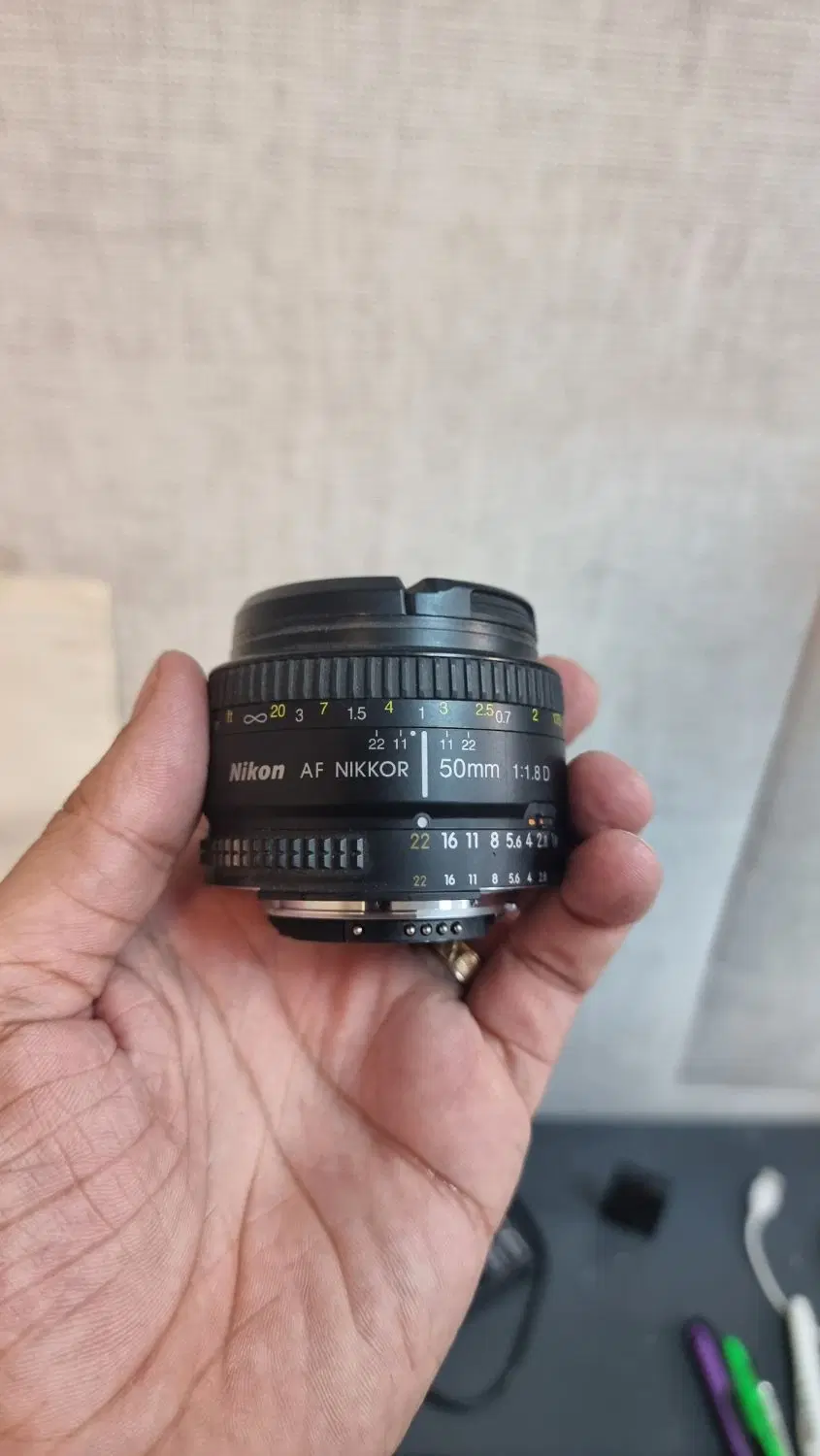 لنز nikon af 50mm و nikon afs 18 105|دوربین عکاسی و فیلمبرداری|رشت, یخسازی|دیوار